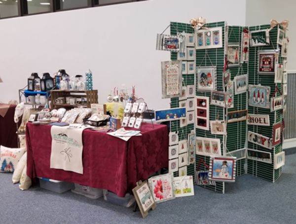 Craft show set up (contest) made with sublimation printing