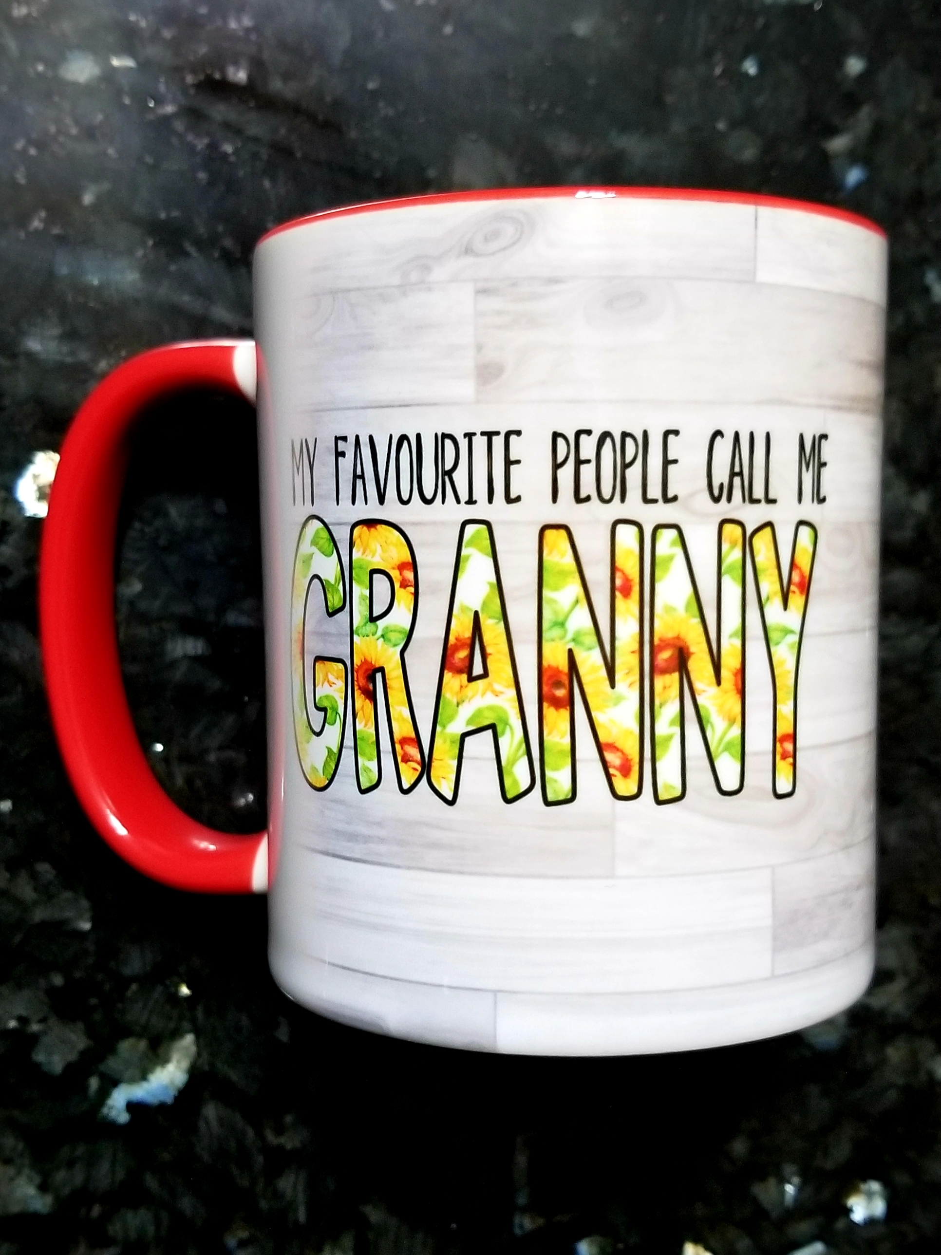 My Favorite People Call Me Granny made with sublimation printing