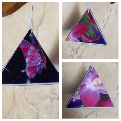 Felt ornament  made with sublimation printing