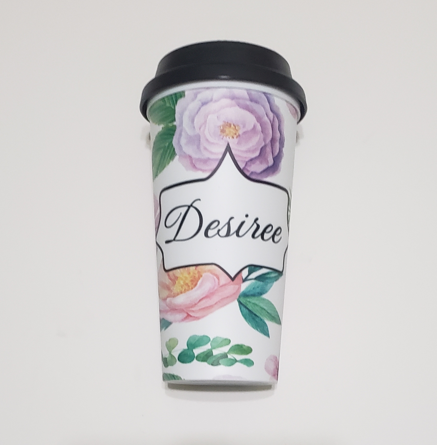 Spring Floral 15 Oz Tumbler made with sublimation printing