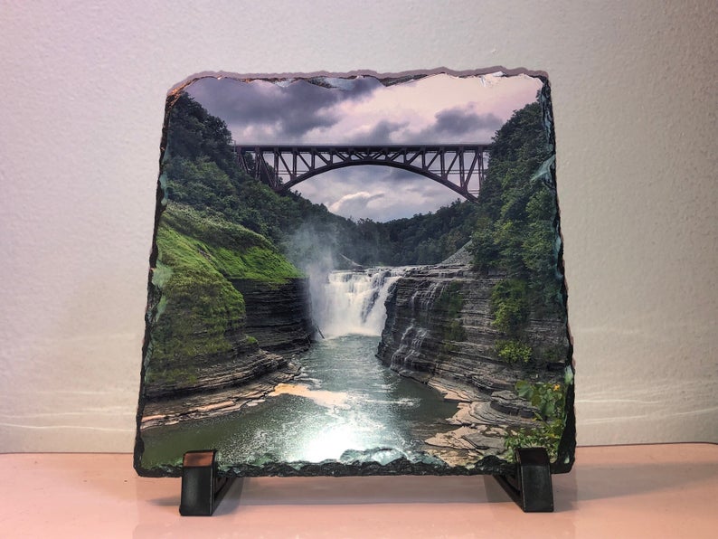 Letchworth State Park Spring made with sublimation printing