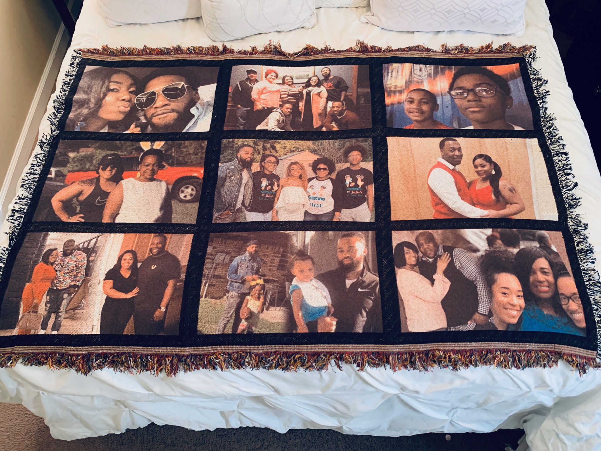 THROW BLANKET made with sublimation printing