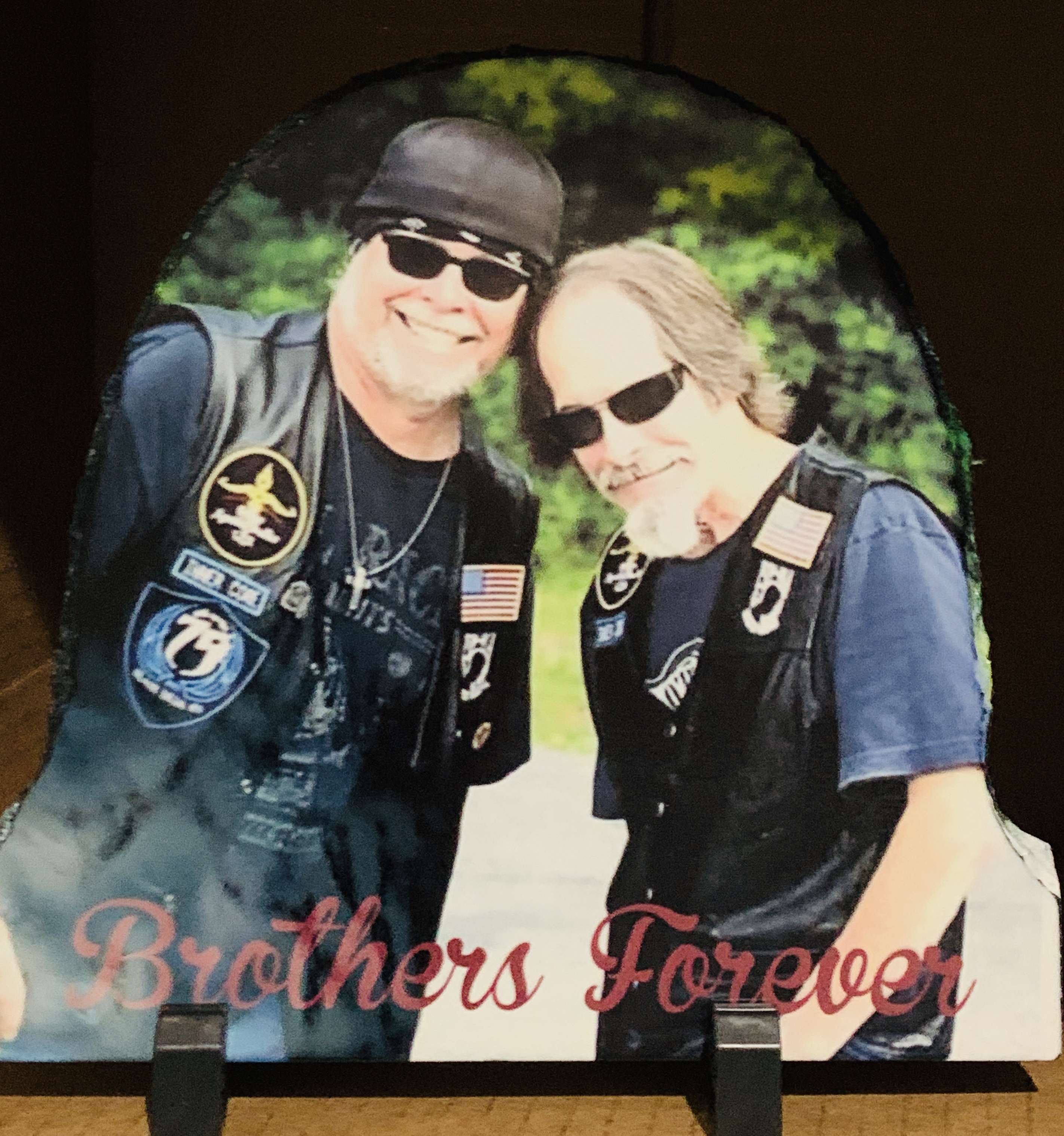 Brothers Forever made with sublimation printing