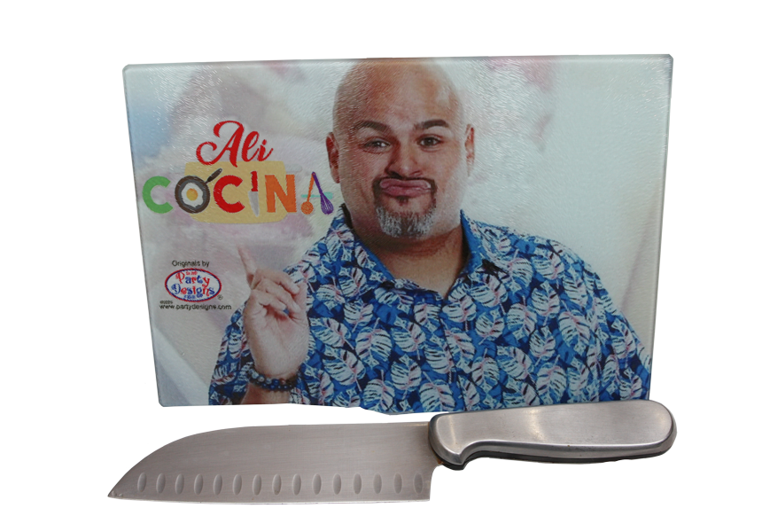 Ali Cocina Cutting Board made with sublimation printing