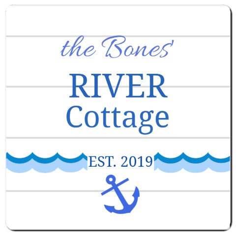 Bones' River Cottage made with sublimation printing