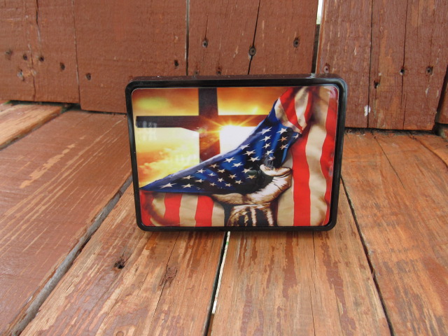 Trailer Hitch Cover made with sublimation printing
