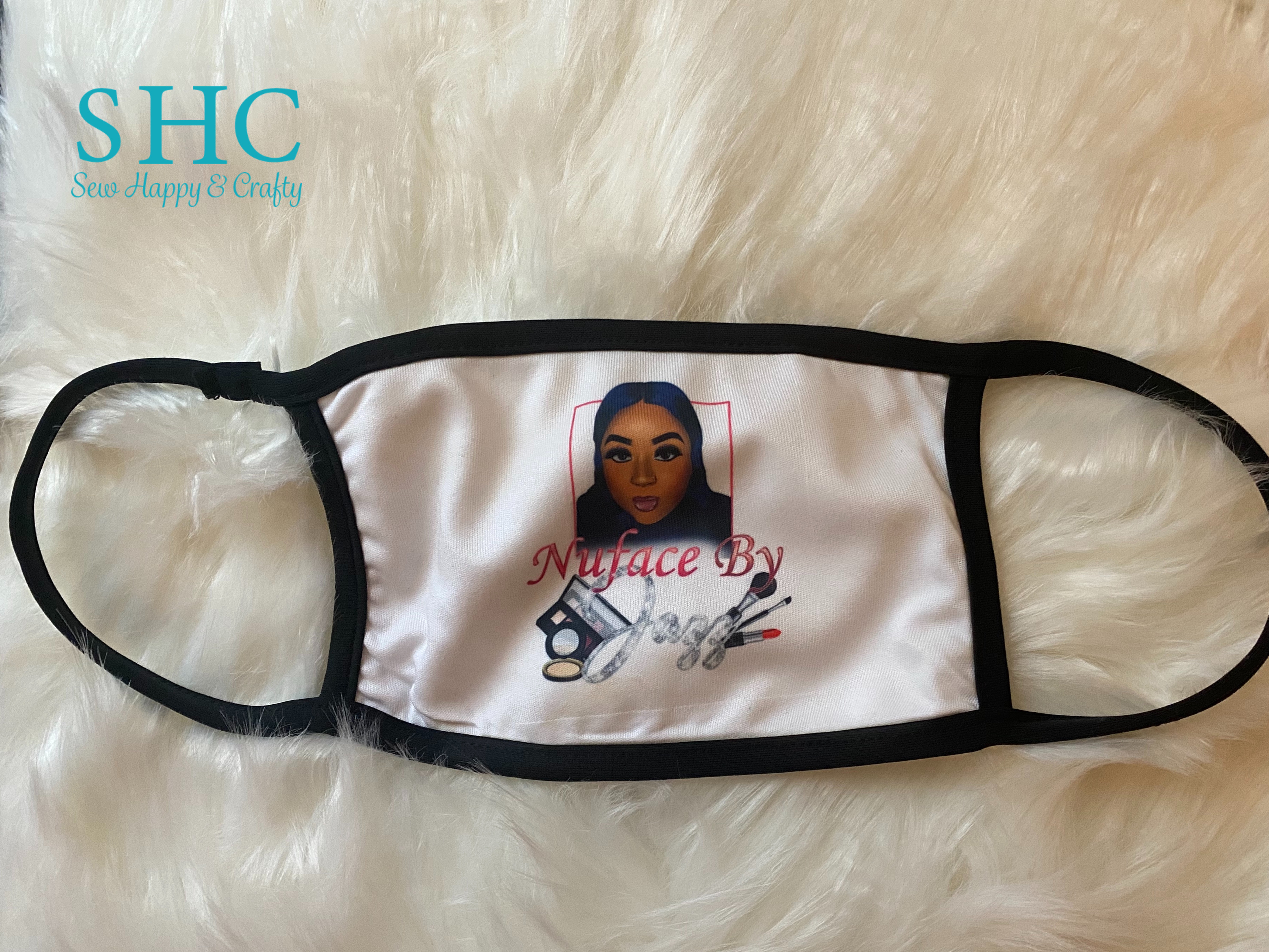 Branded Face Mask  made with sublimation printing