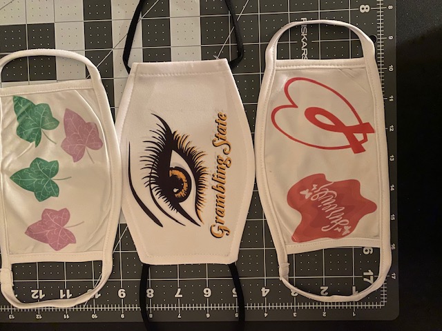 Face Masks made with sublimation printing