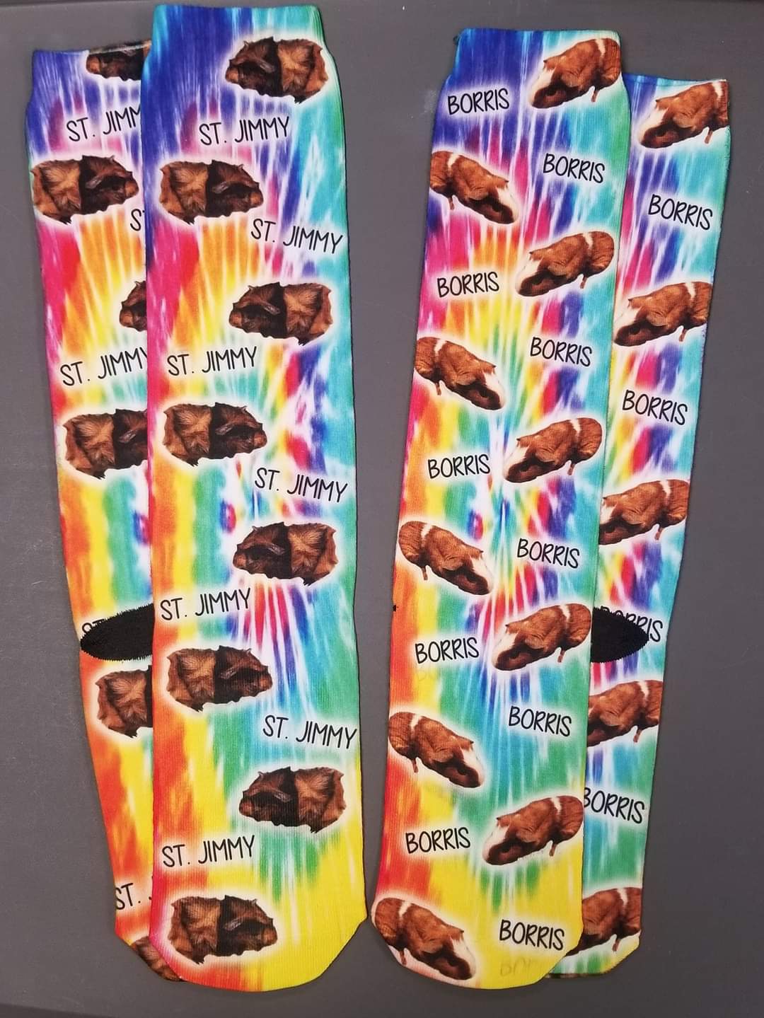 Socks made with sublimation printing