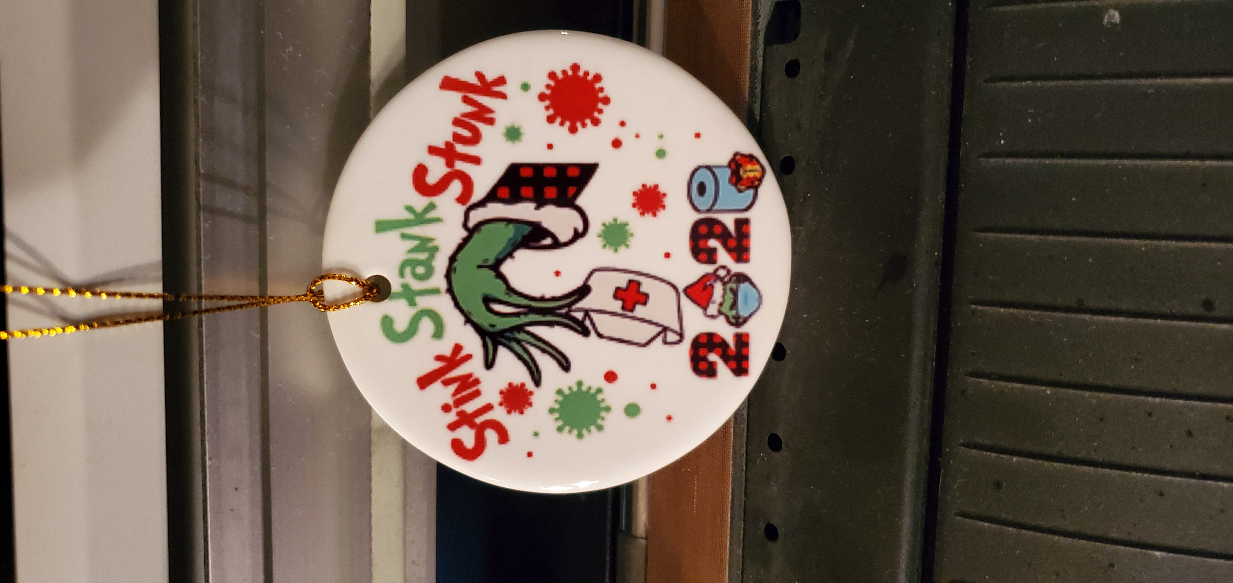 The grinch 2020 stink, stank,,stunk made with sublimation printing