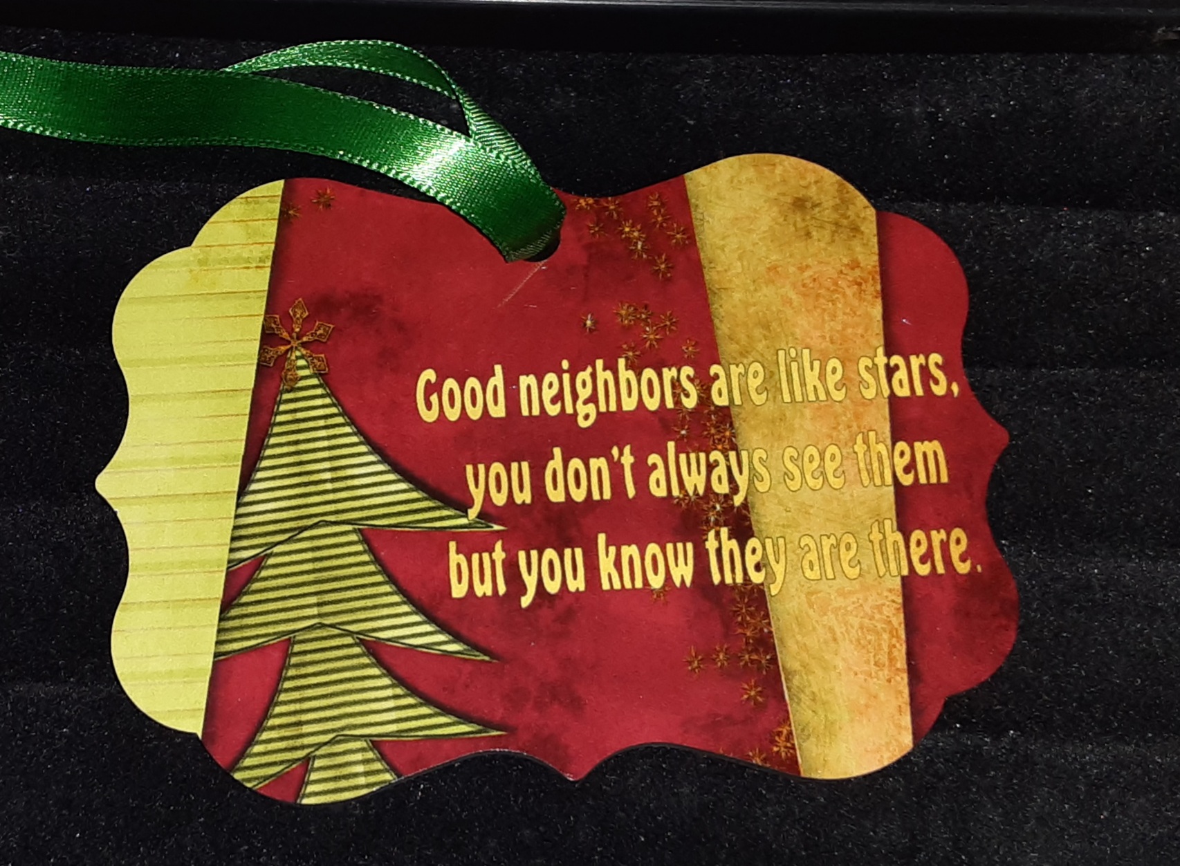 Christmas ornament made with sublimation printing