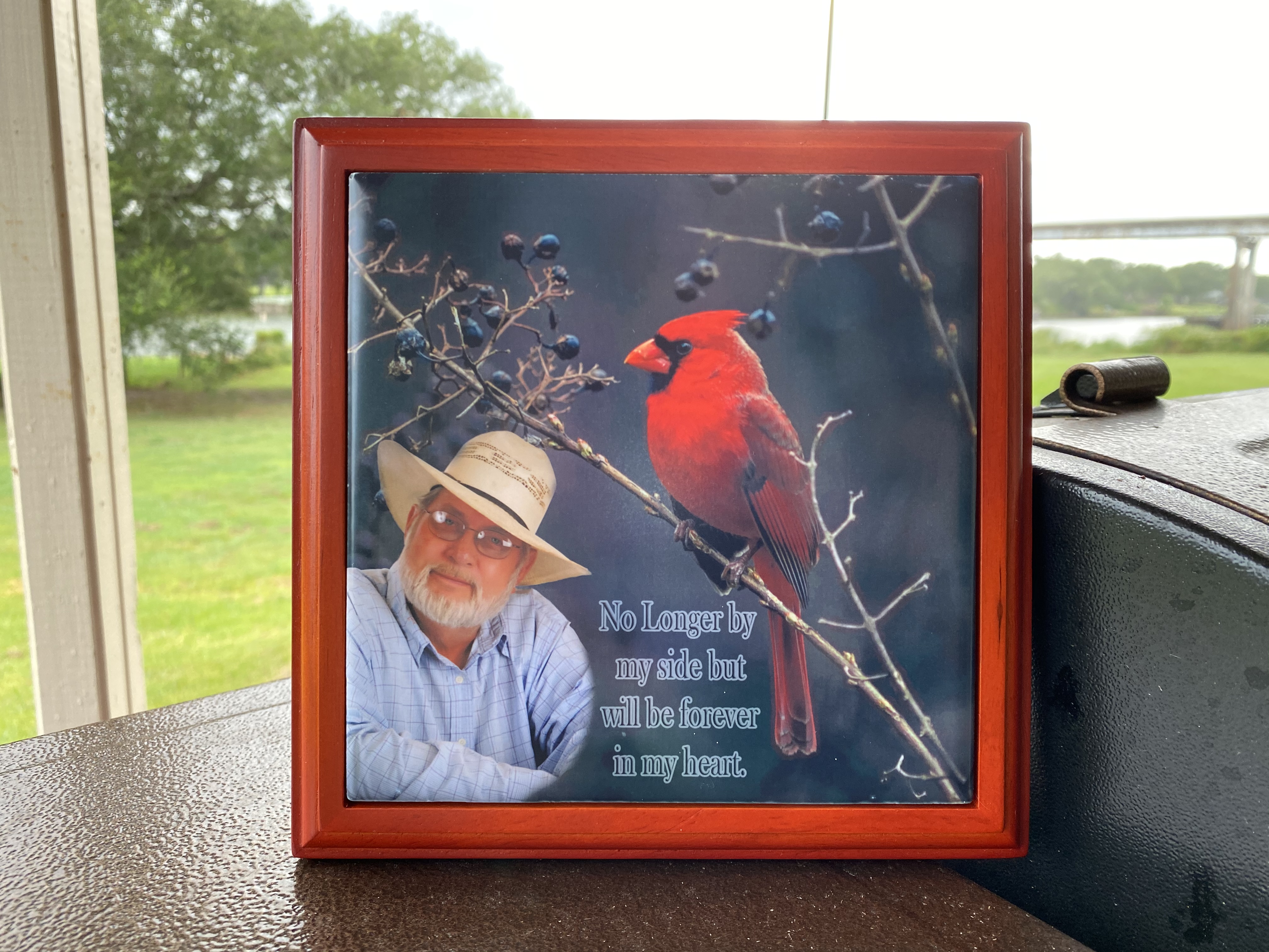 For the love of red birds made with sublimation printing