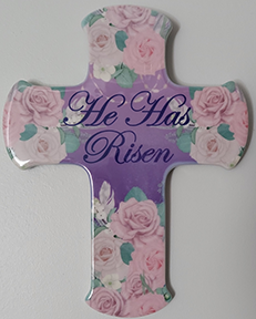 He Has Risen made with sublimation printing