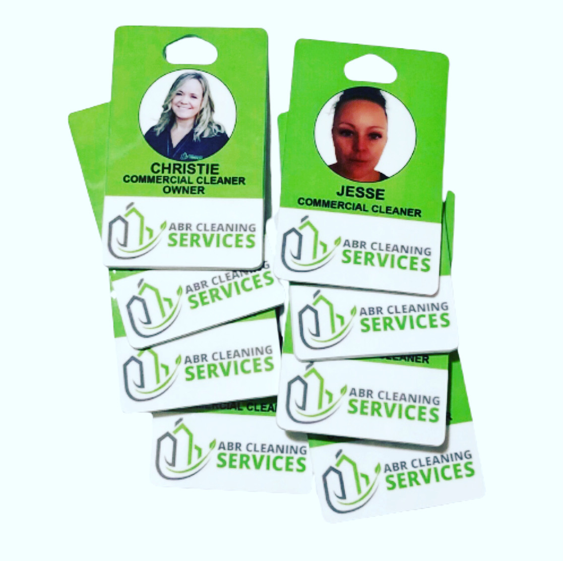 ID Badges made with sublimation printing