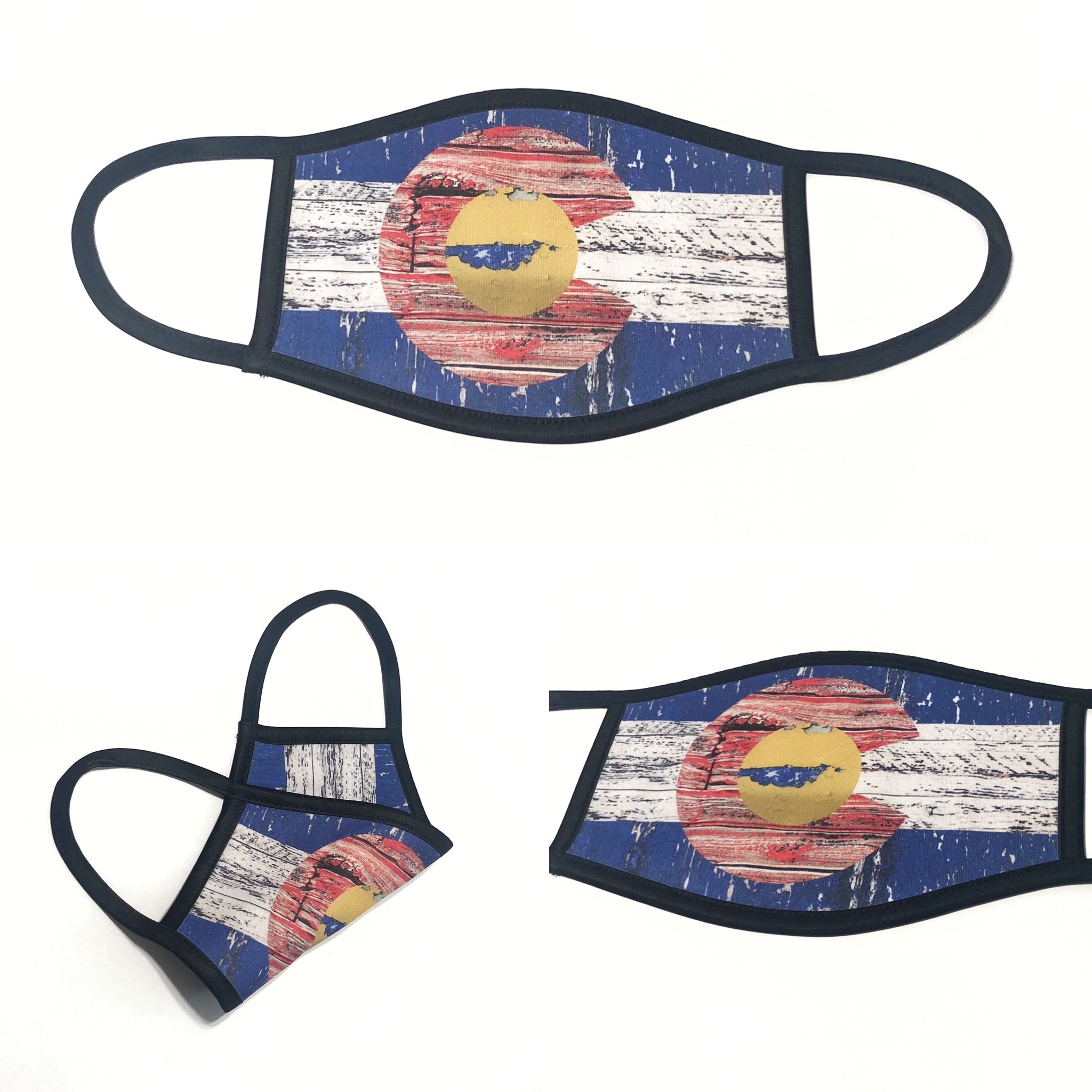 Face mask made with sublimation printing