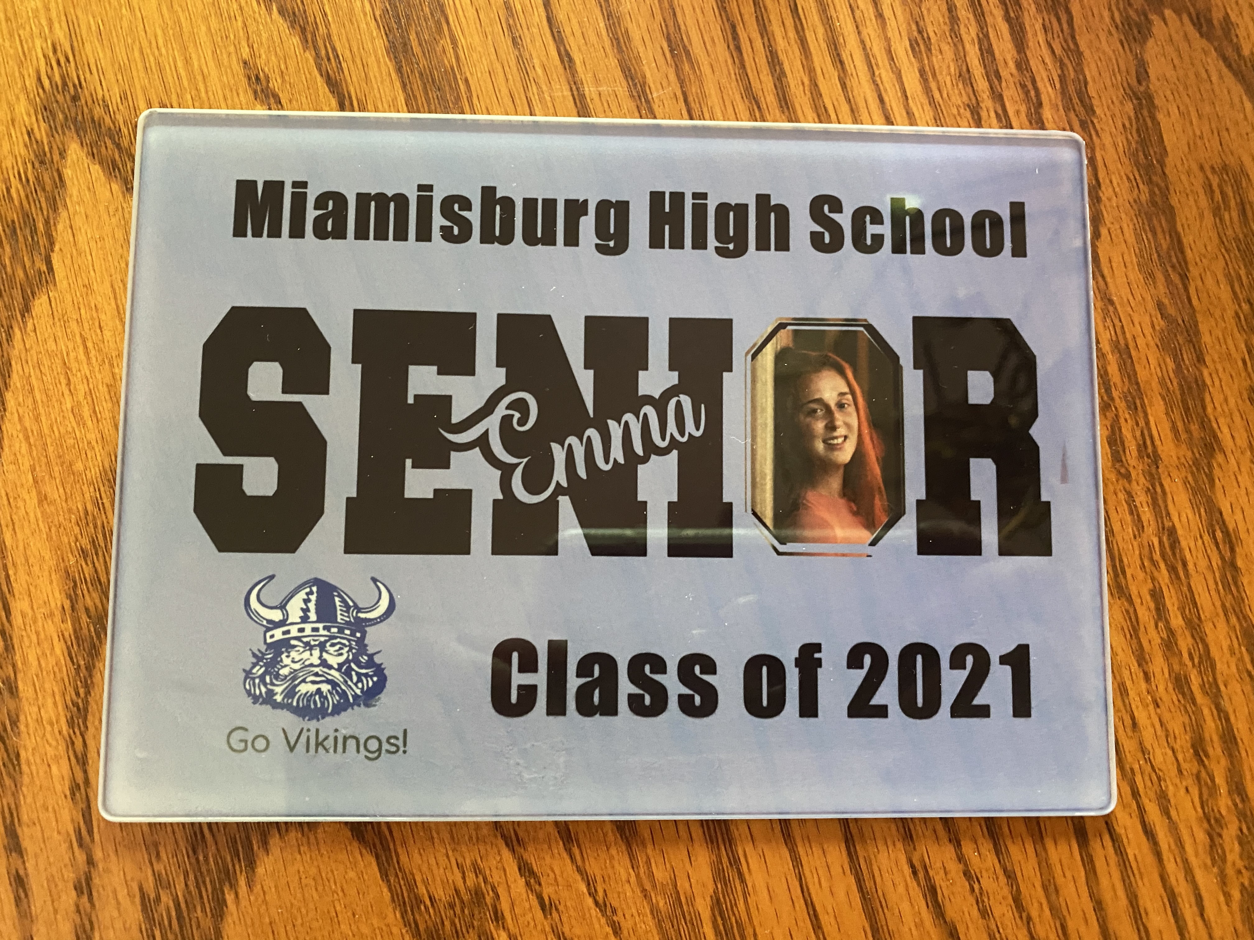 Graduation TILE made with sublimation printing