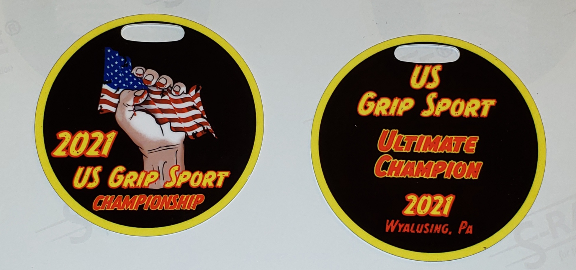 Medals for 2021  made with sublimation printing