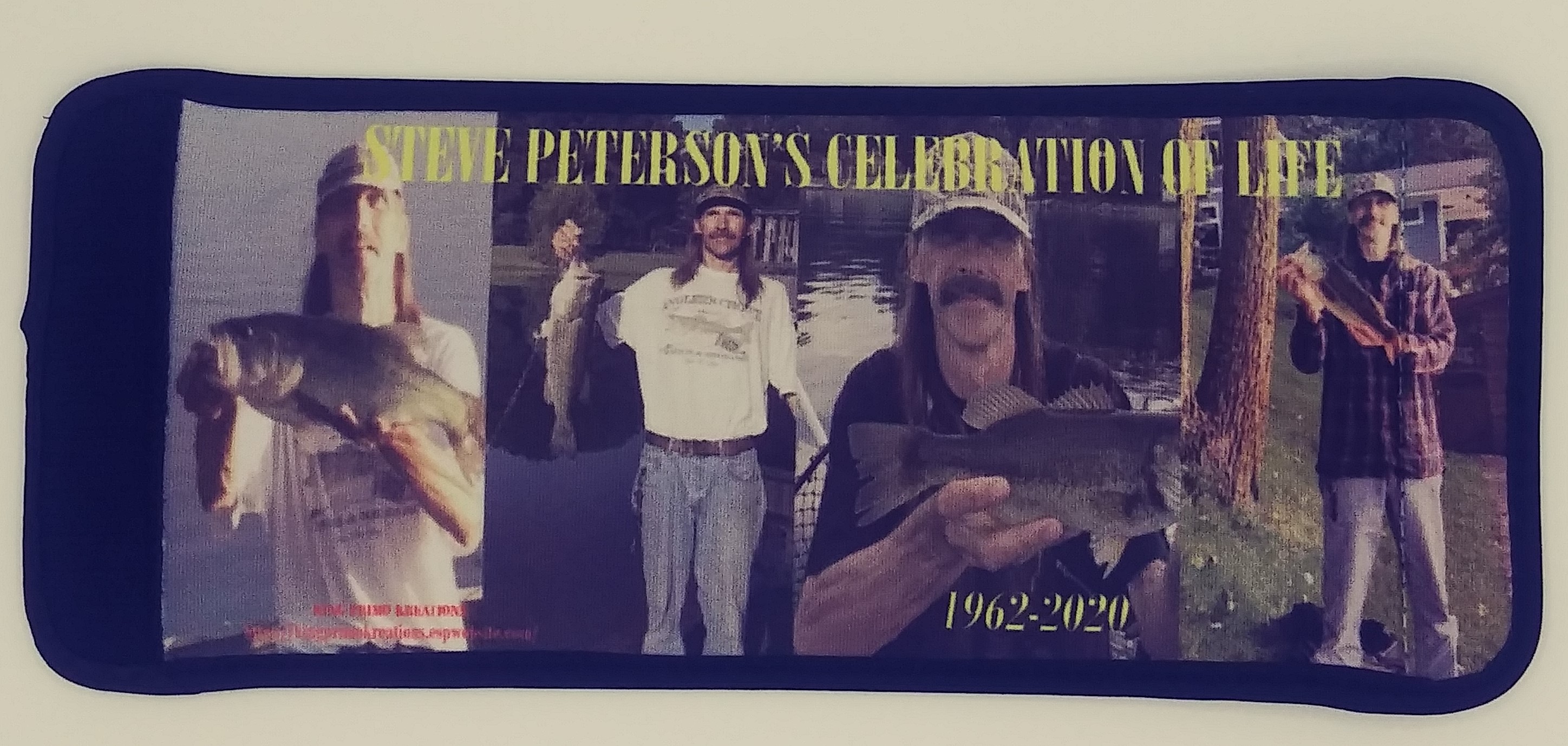 CELEBRATION OF LIFE HUGGER made with sublimation printing