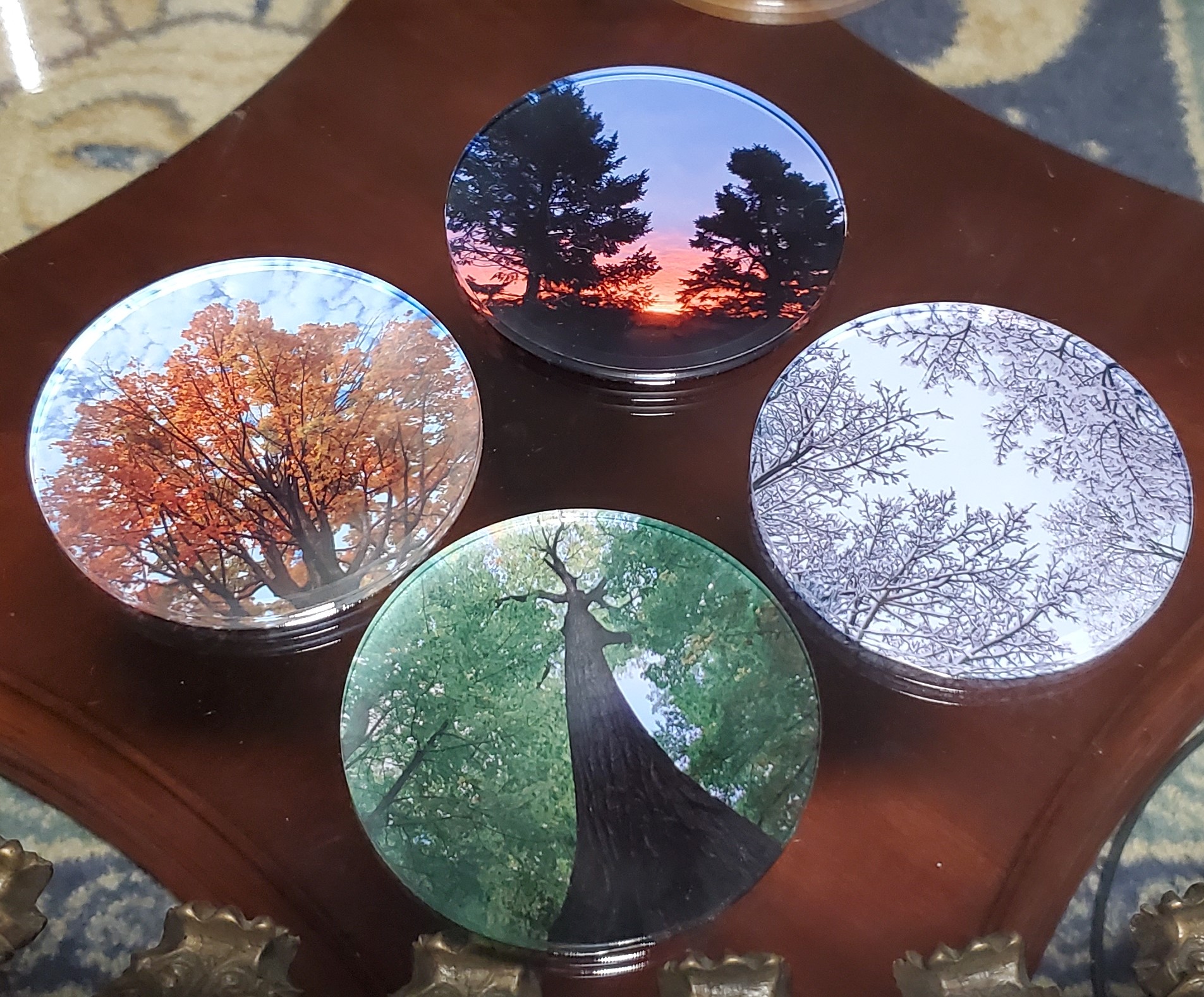 Acrylic Coasters made with sublimation printing