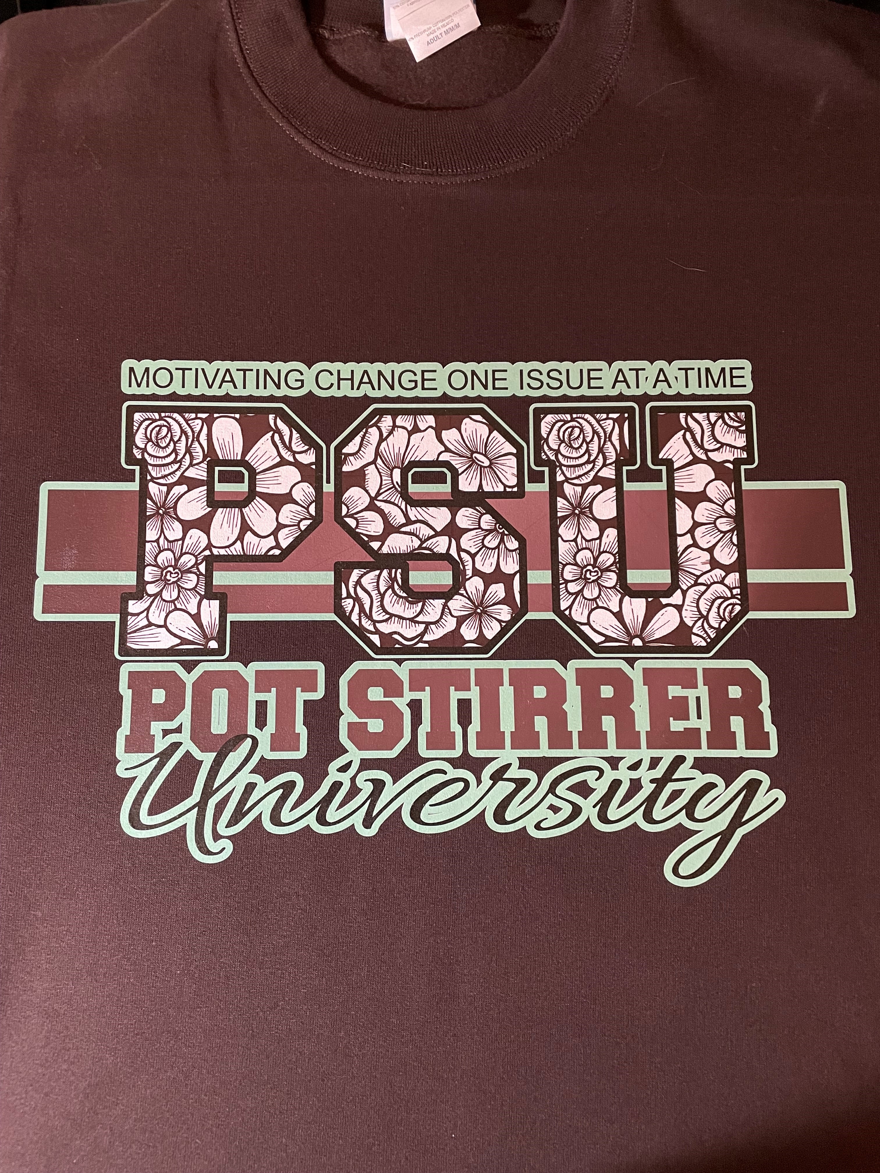 Pot Stirrer University made with sublimation printing
