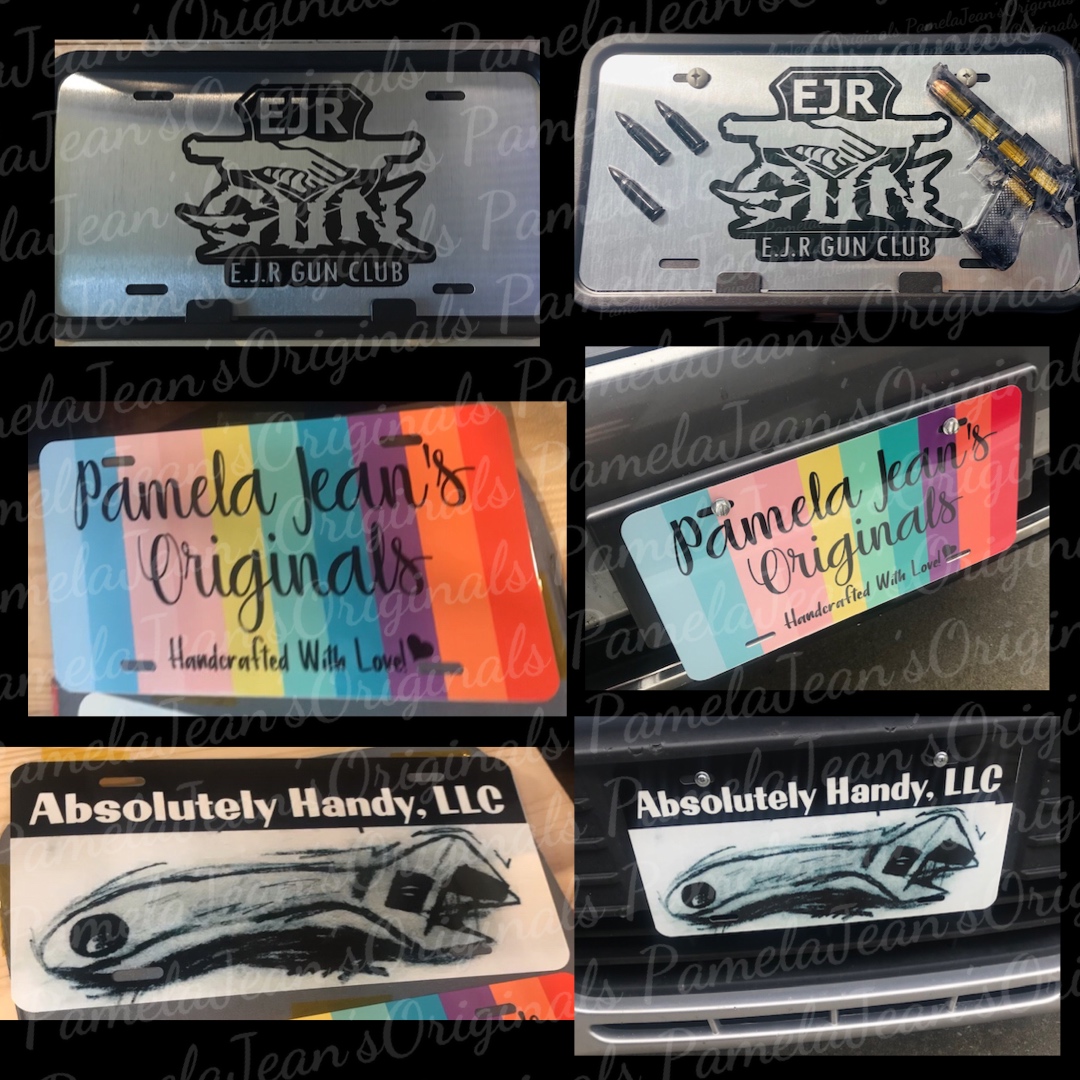 LICENSE PLATES made with sublimation printing