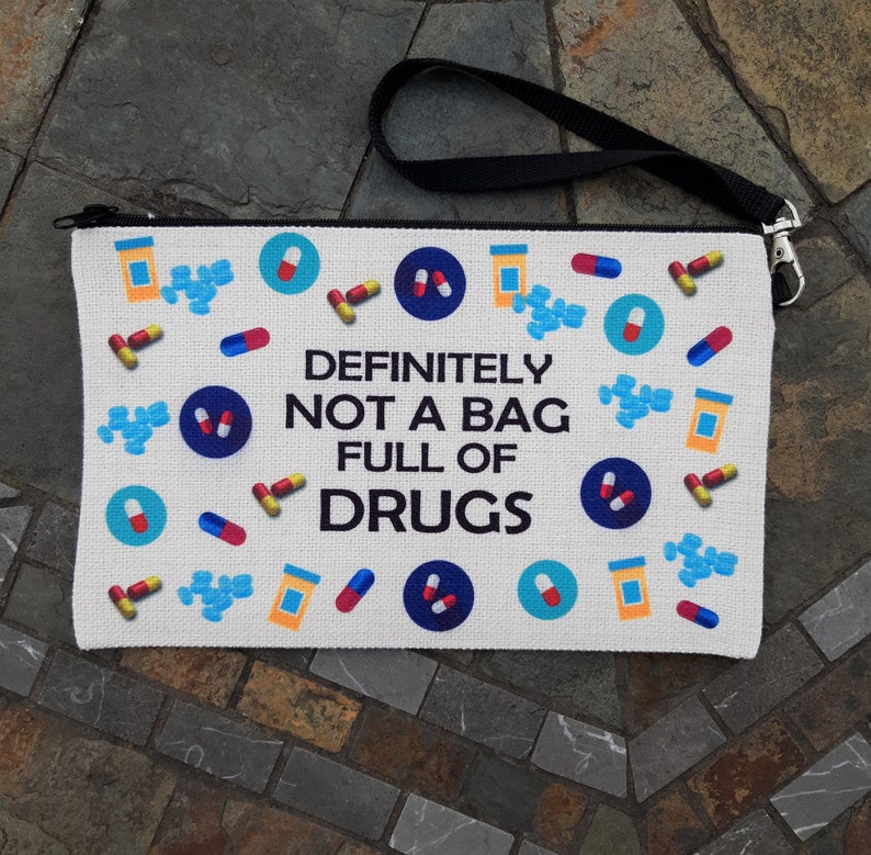 Definitely not a bag full of Drugs made with sublimation printing