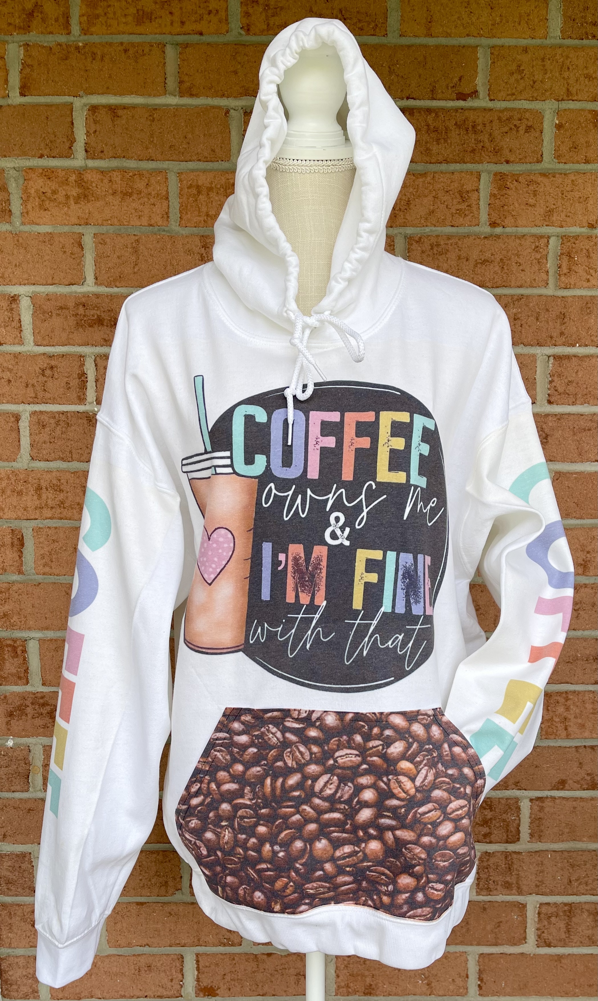 Coffee owns me made with sublimation printing