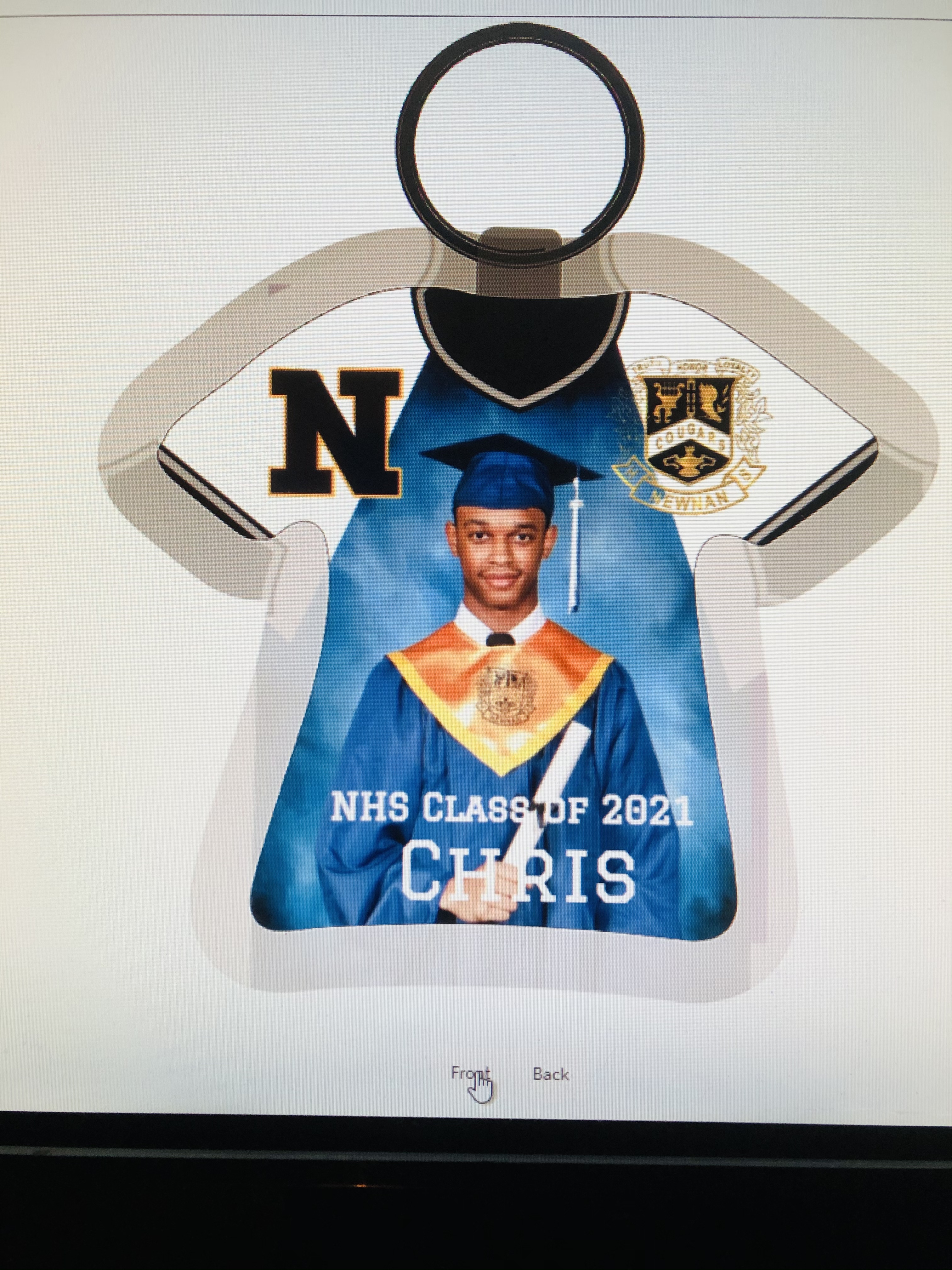 Graduation  made with sublimation printing