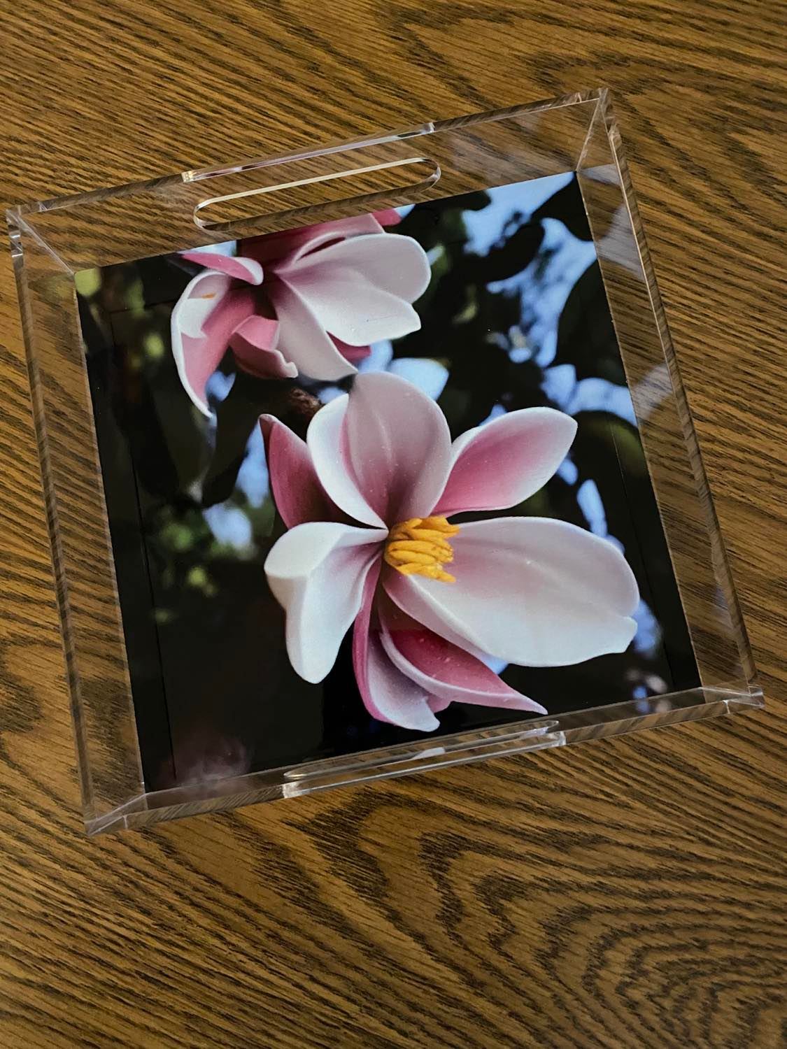 Magnolia Tray made with sublimation printing