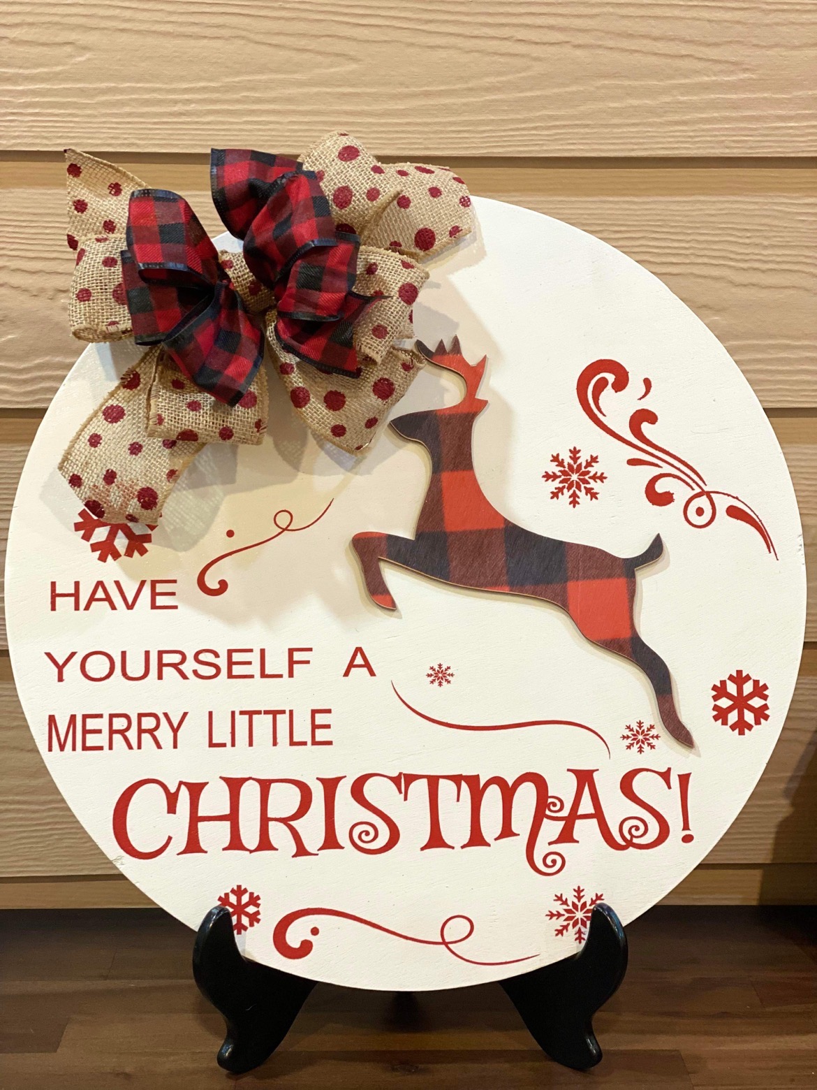 HAVE YOURSELF A MERRY LITTLE CHRISTMAS made with sublimation printing