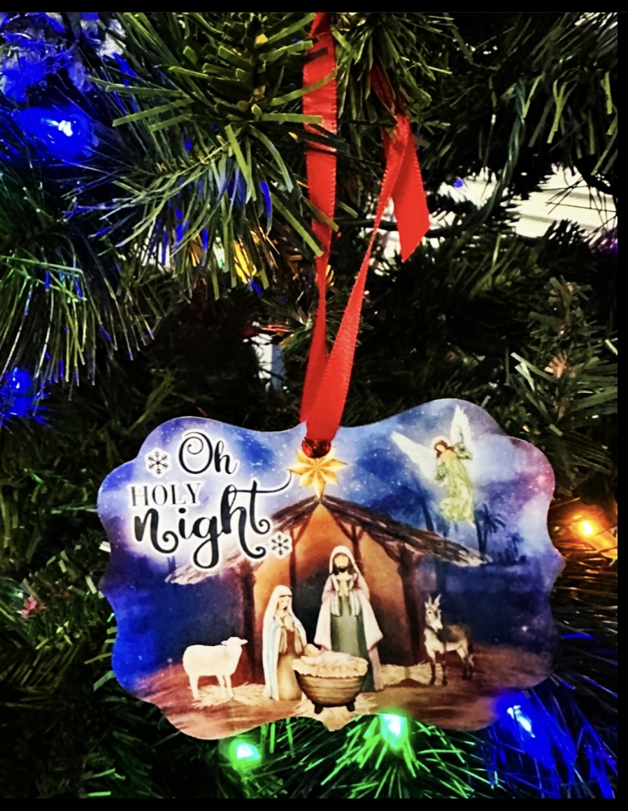Unisub Christmas Ornament  made with sublimation printing
