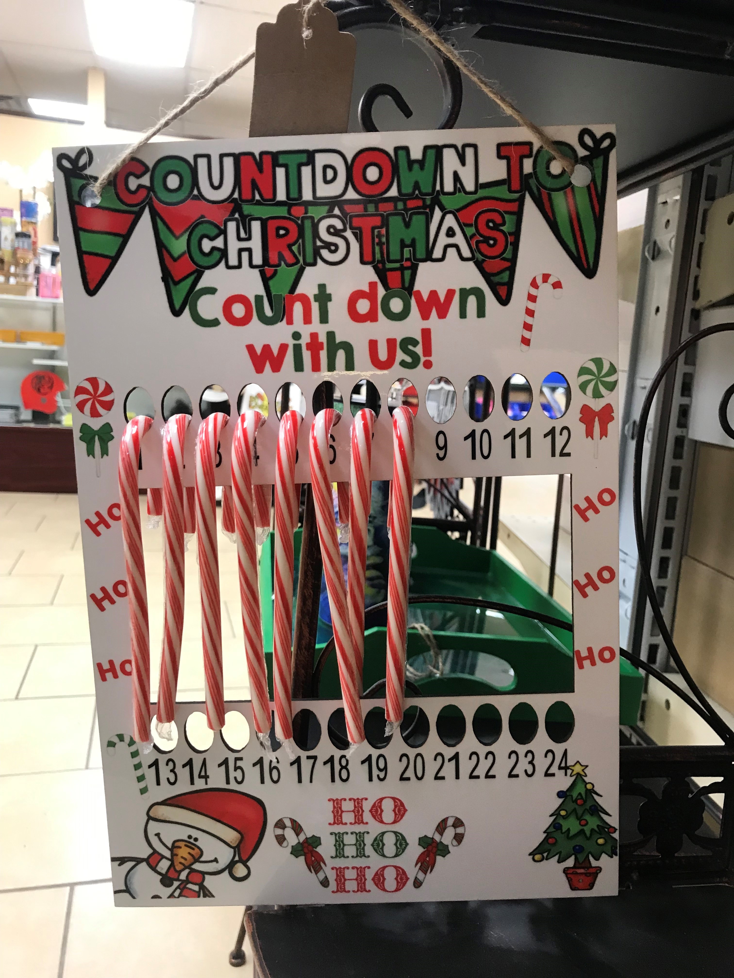 Christmas Countdown  made with sublimation printing
