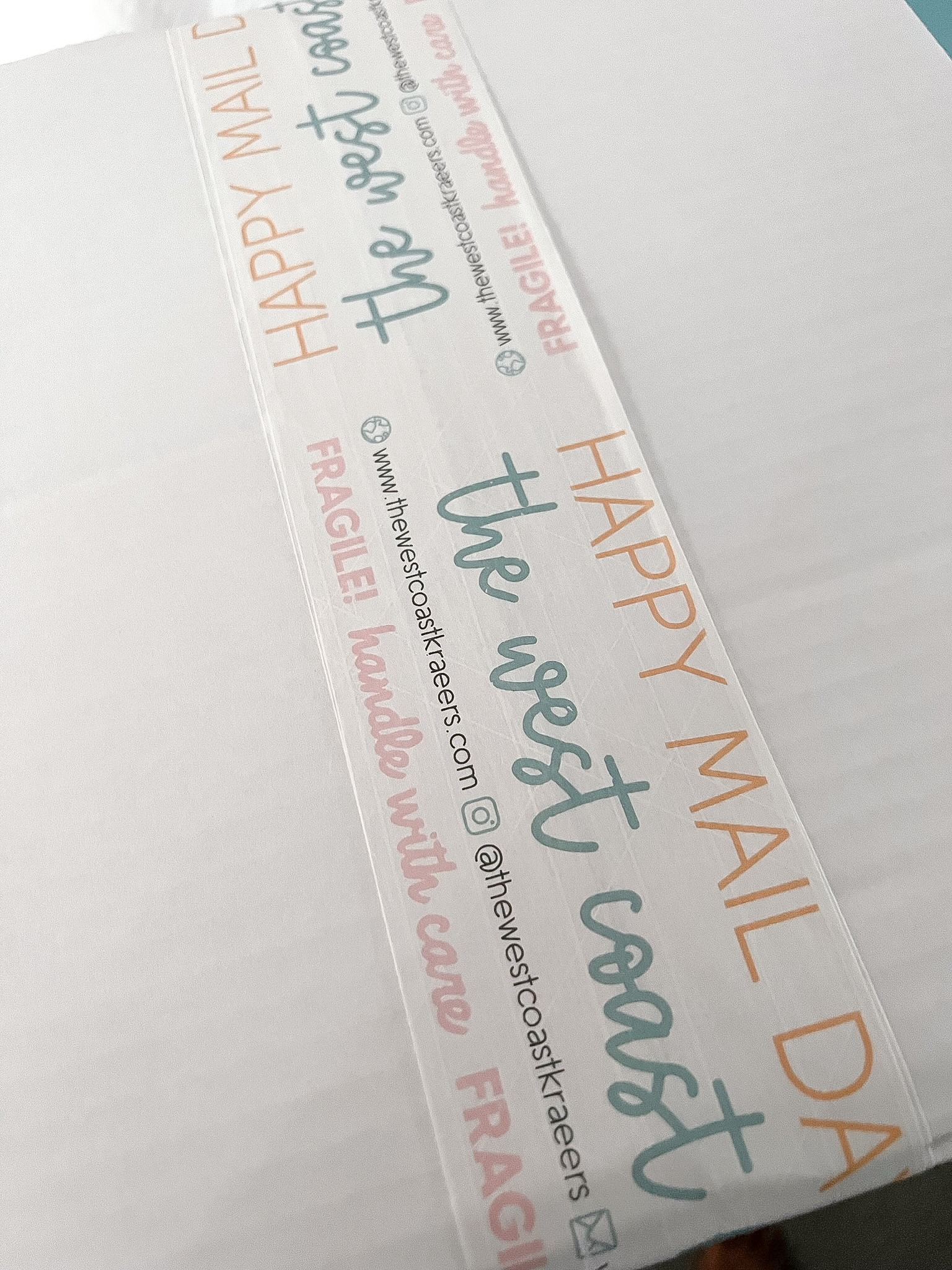 Multi-Trans PRO on Packing Tape made with sublimation printing