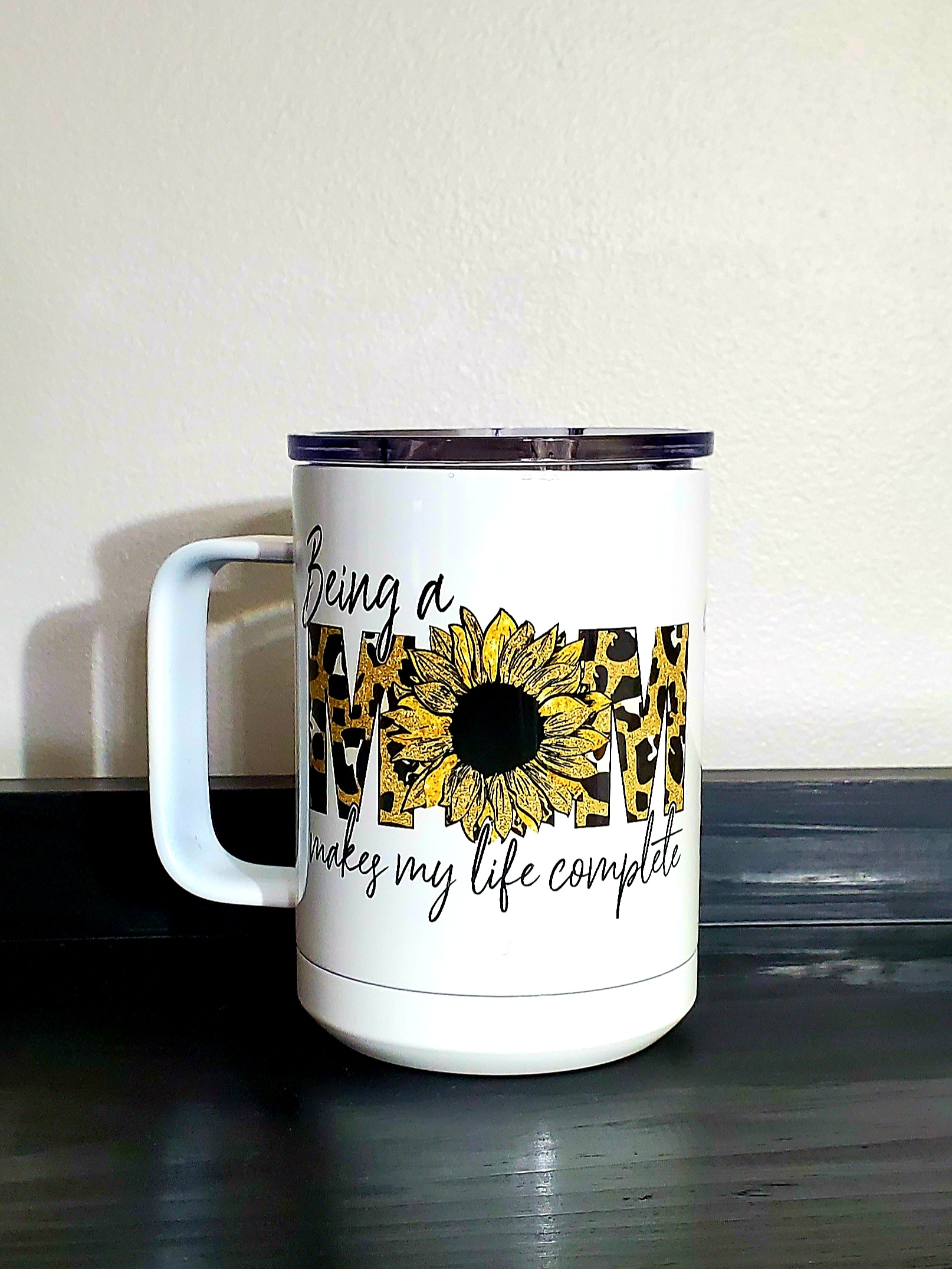 Mom Life made with sublimation printing
