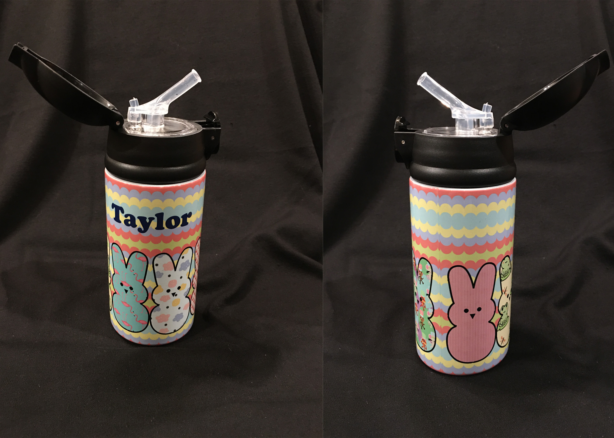 Bunnies Everywhere made with sublimation printing