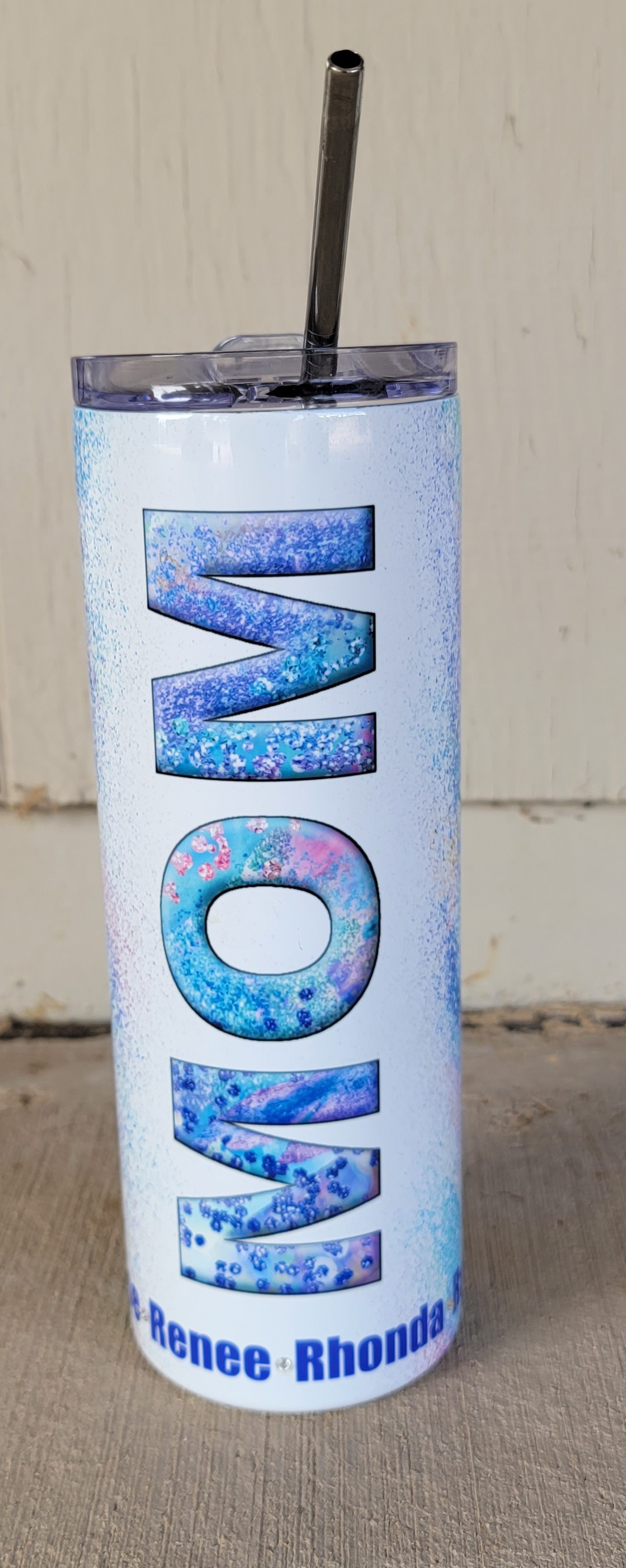 Stainless Steel Skinny Tumbler made with sublimation printing