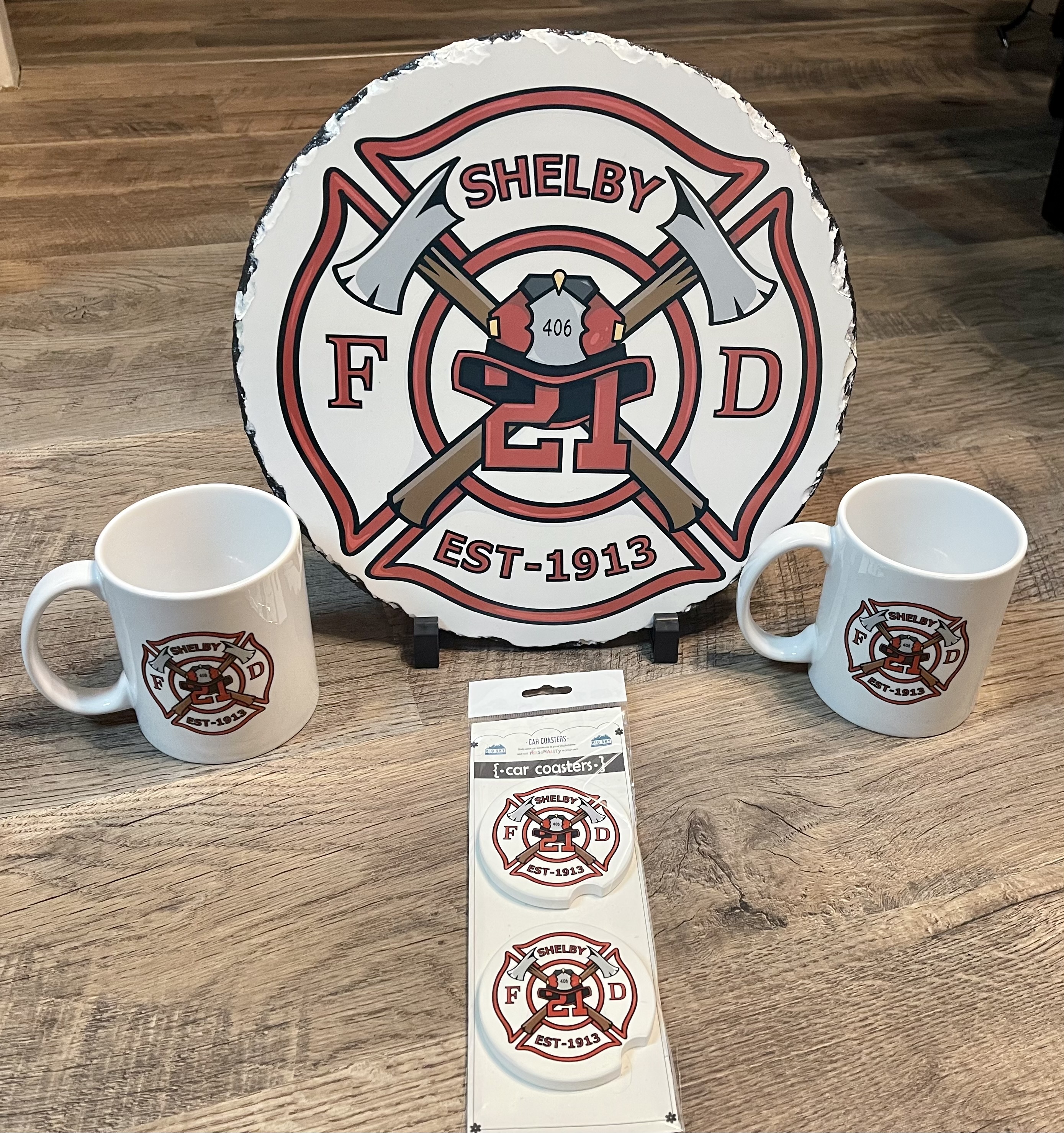 Support your local volunteer Firefighters! made with sublimation printing