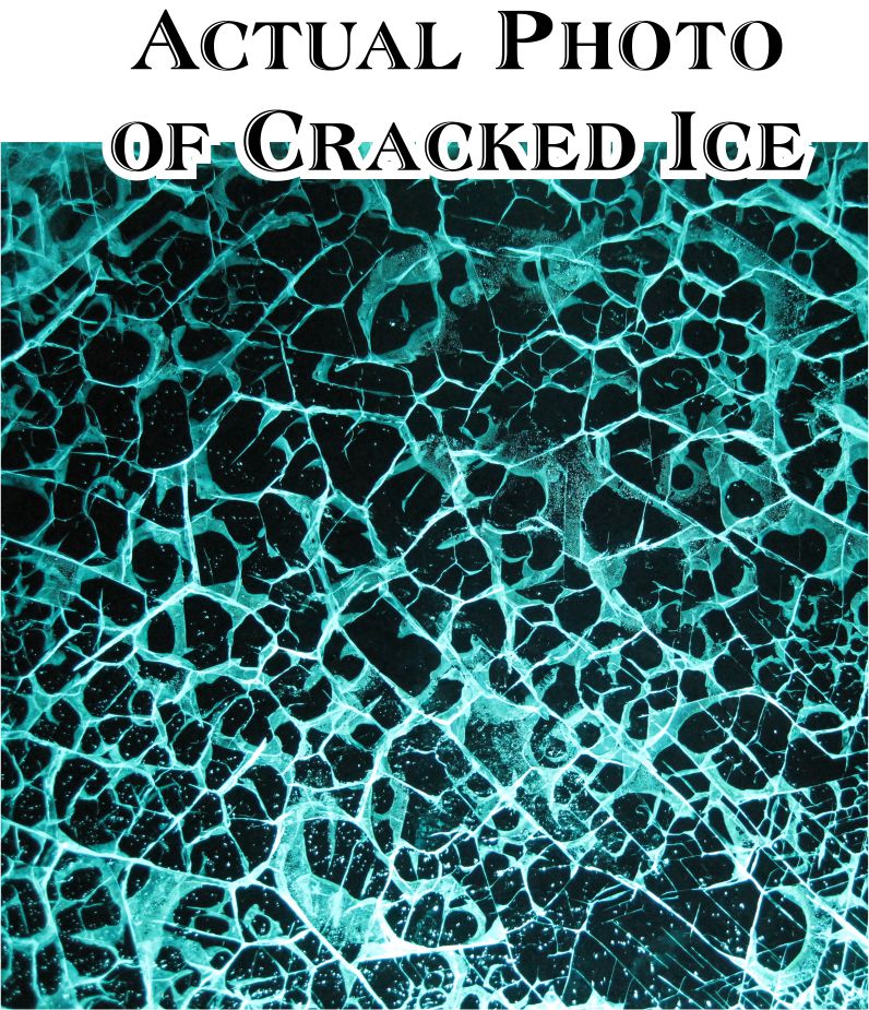 Cracked Ice For backdrop made with sublimation printing