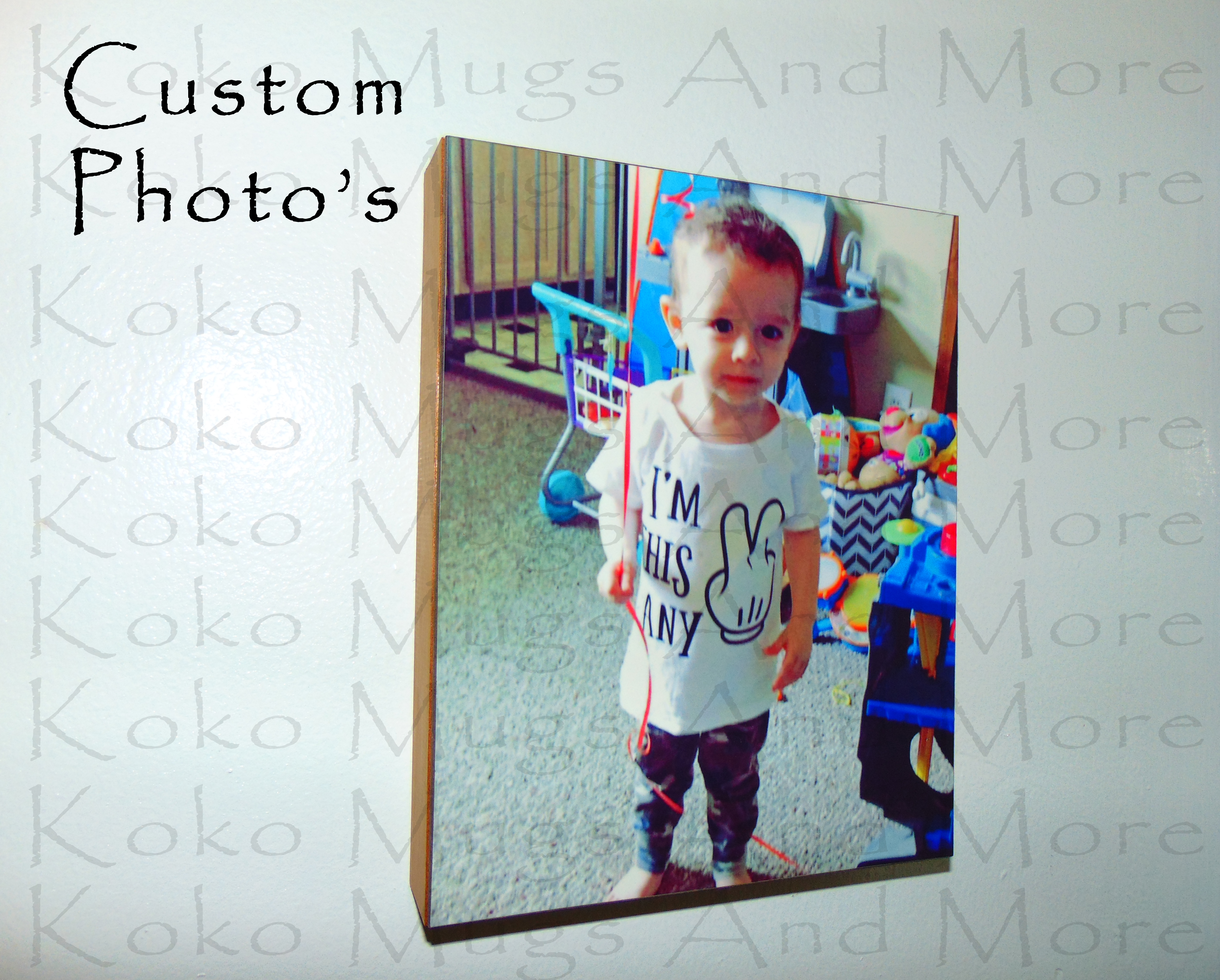 Photo Picture Frame made with sublimation printing