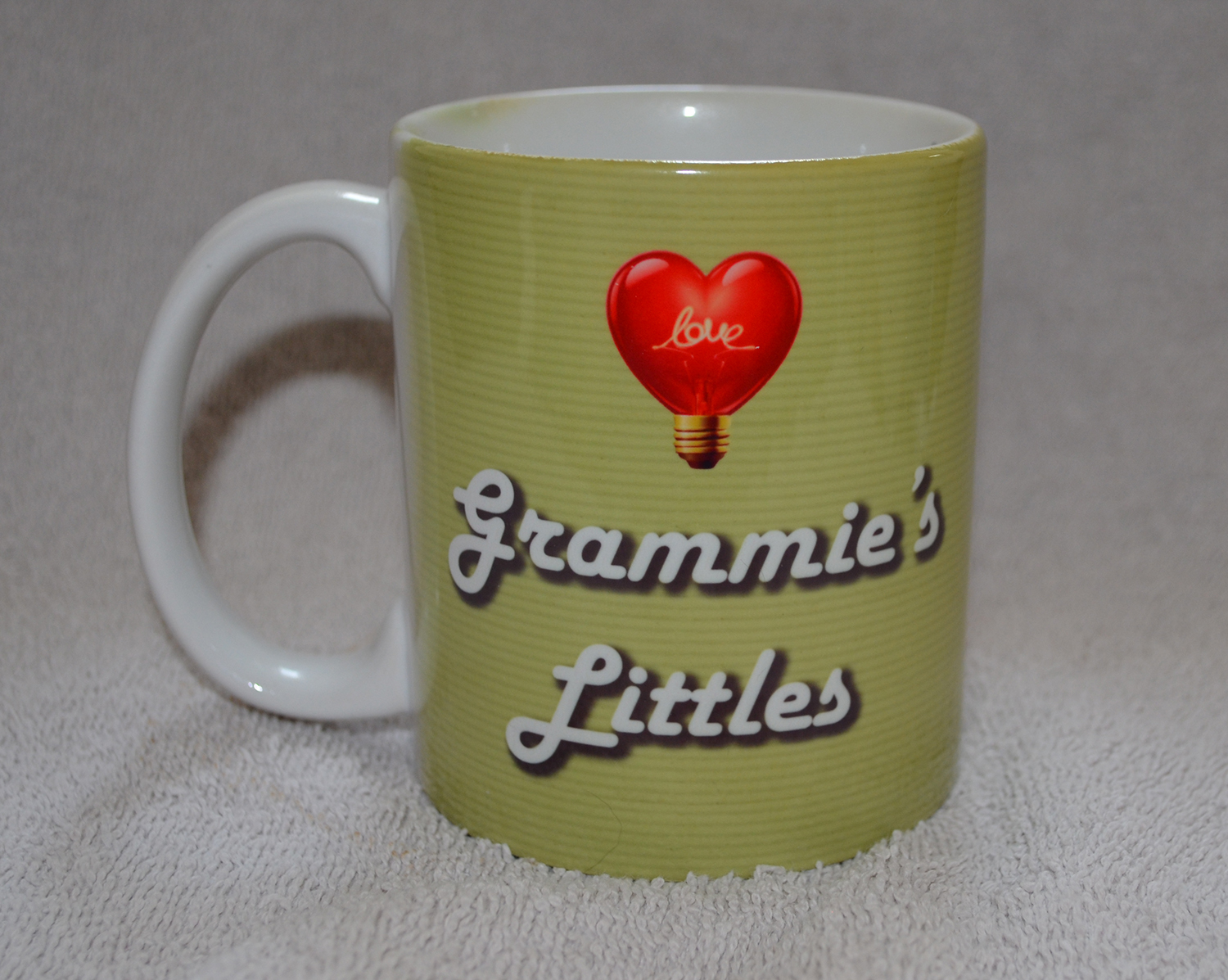 Grammie Mugs made with sublimation printing