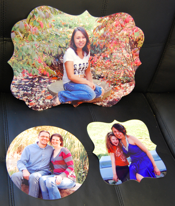 Shapes Photo panels made with sublimation printing