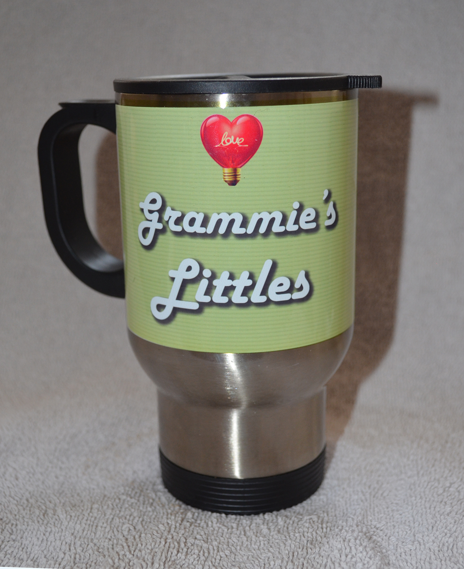 Grammie Travel Mug made with sublimation printing