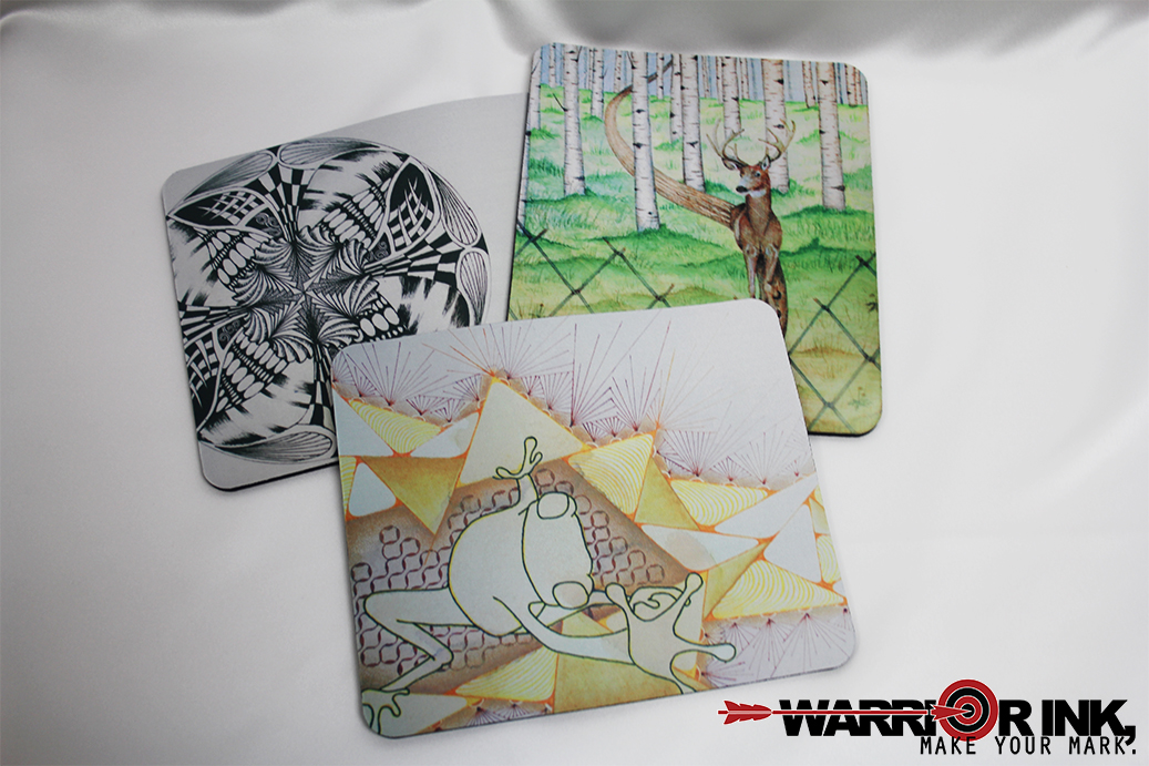 Mouse Pads - Art Show made with sublimation printing
