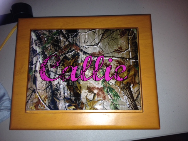 Callie Jewelry Box made with sublimation printing