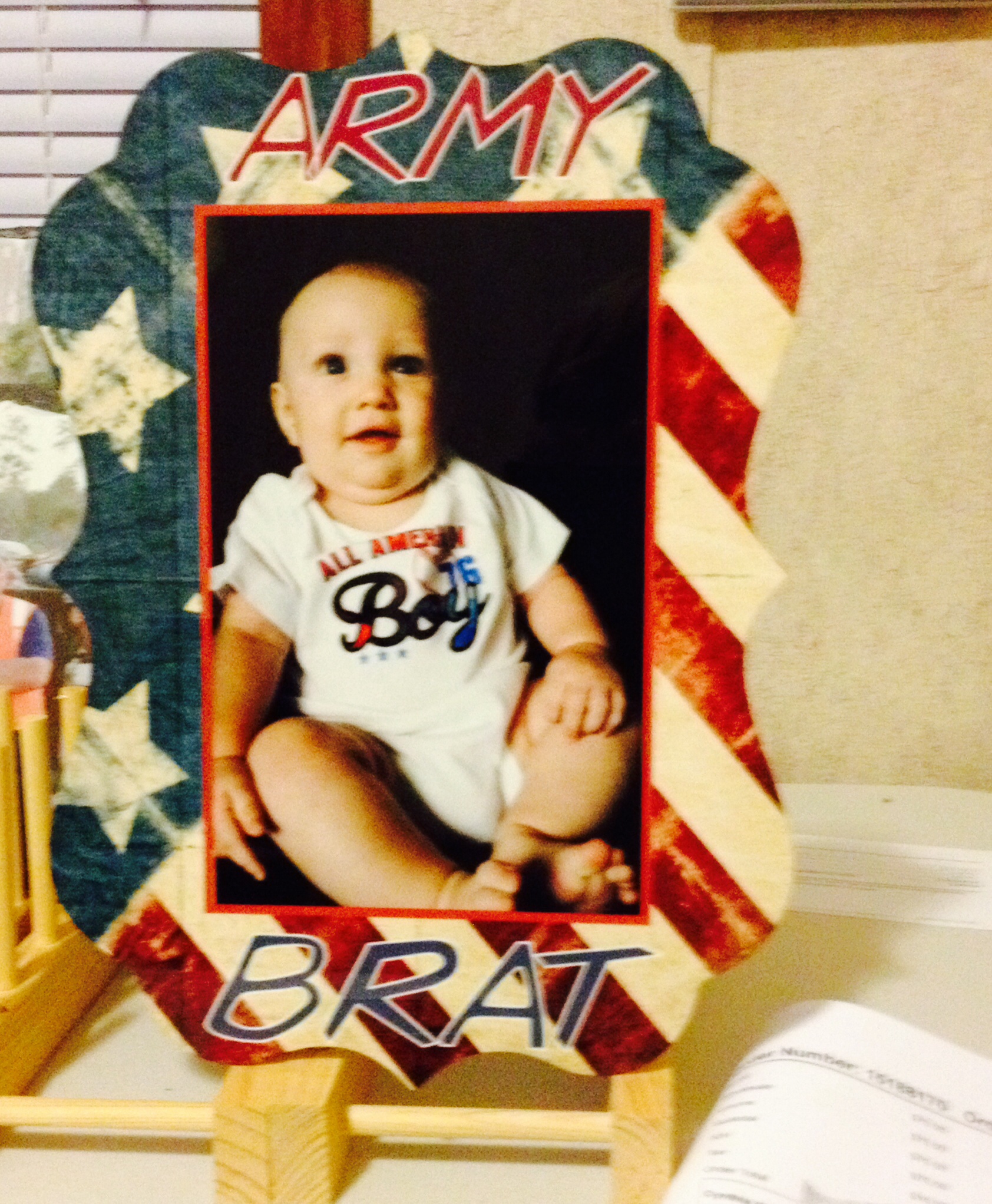 Army Brat made with sublimation printing