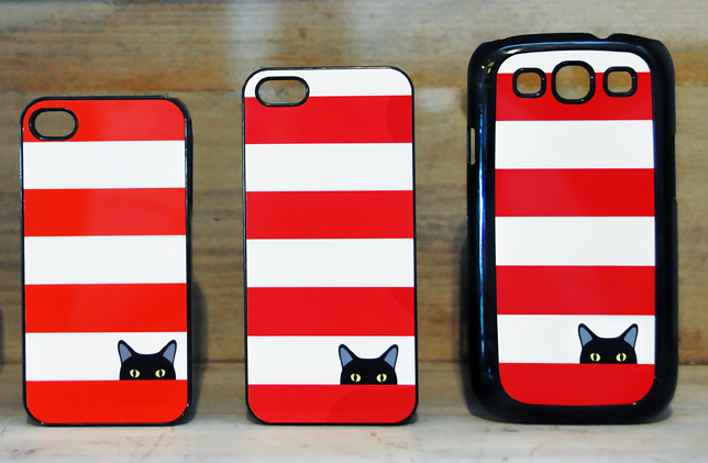 SneakyKittyPhoneCases made with sublimation printing