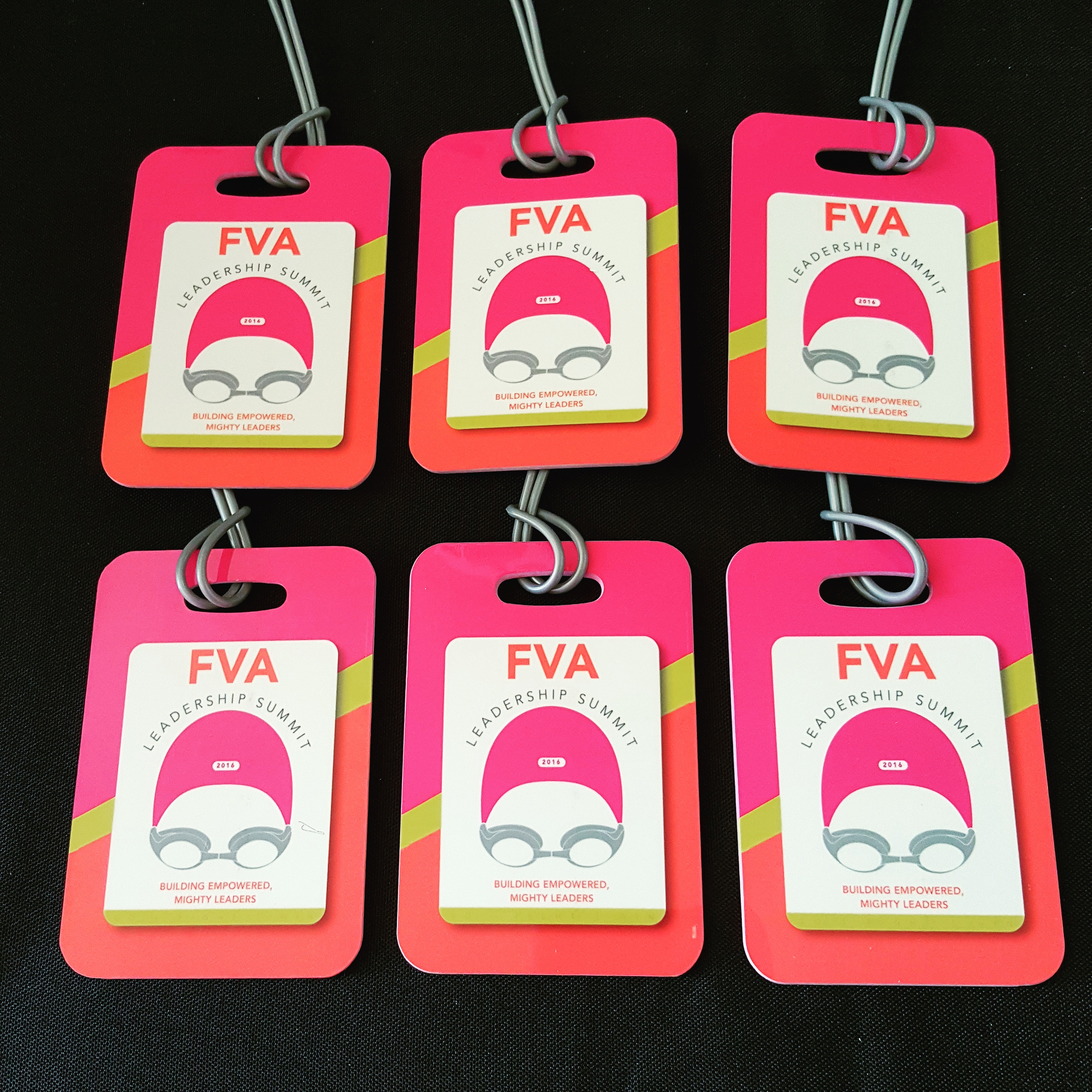 Sport Bag Tags made with sublimation printing