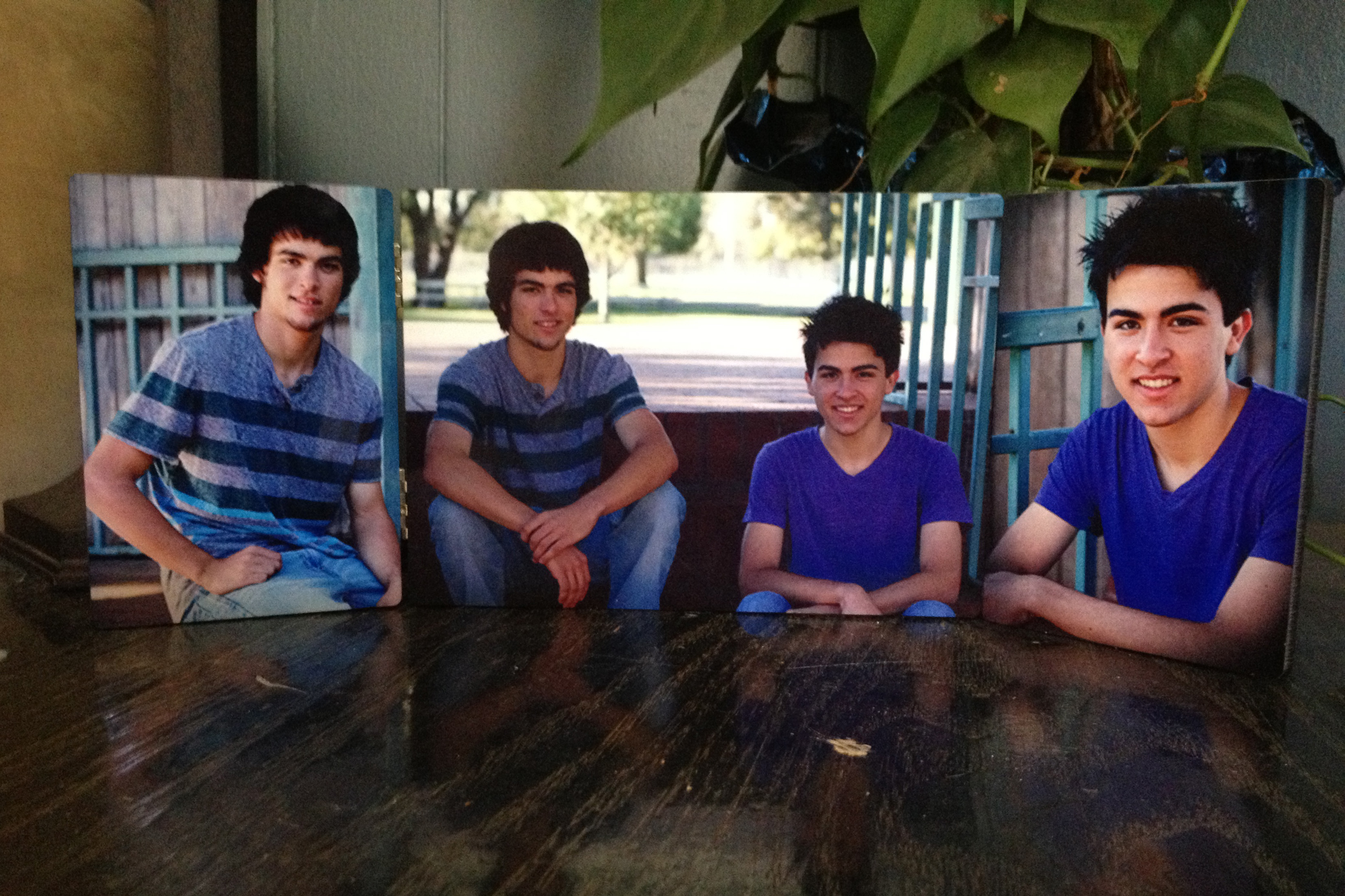 ChromaLuxe Hinged Panel Senior Pictures made with sublimation printing