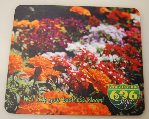 Mousepad - Flower Design made with sublimation printing