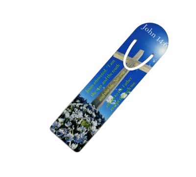 Bookmark (John 14:6) made with sublimation printing
